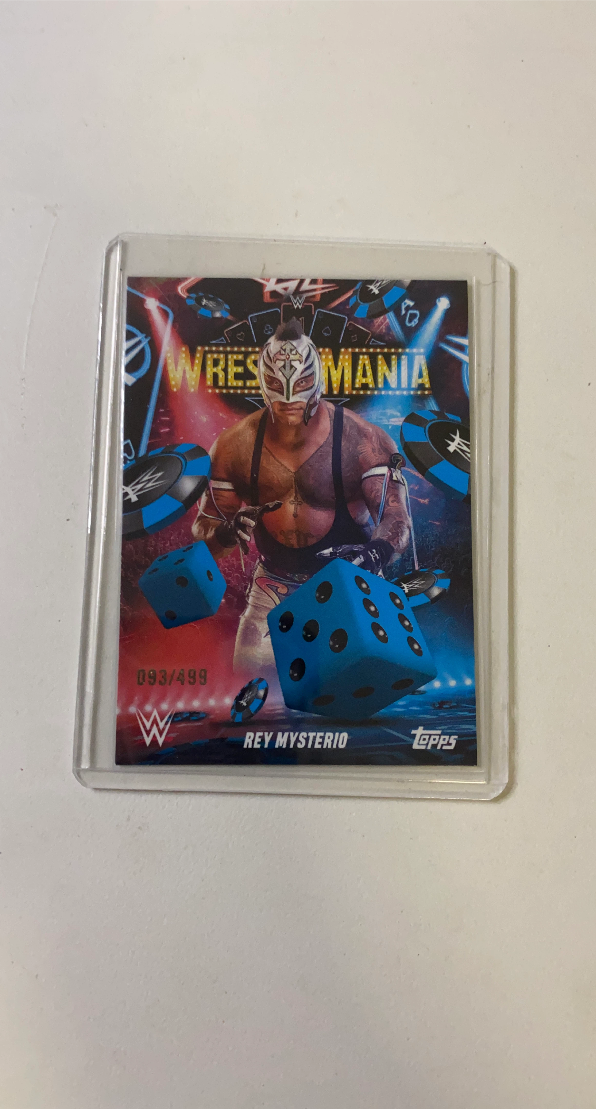 Rey Mysterio Topps WWE Trading Card