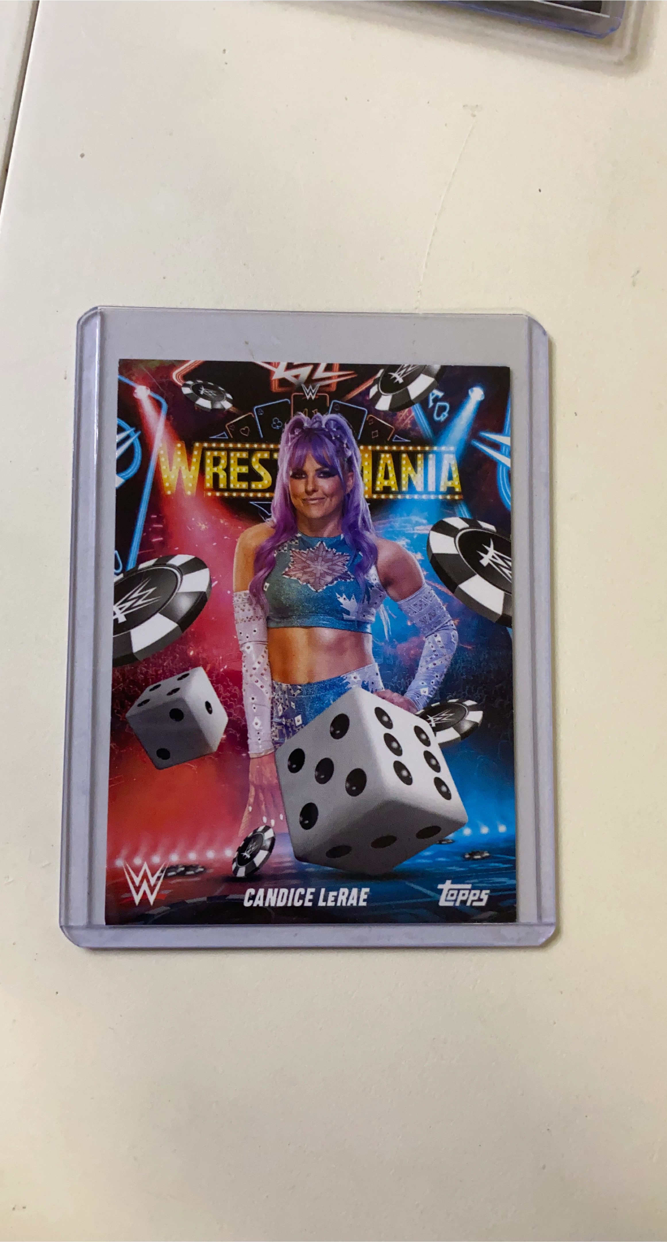 Candice LeRae Topps WWE Card