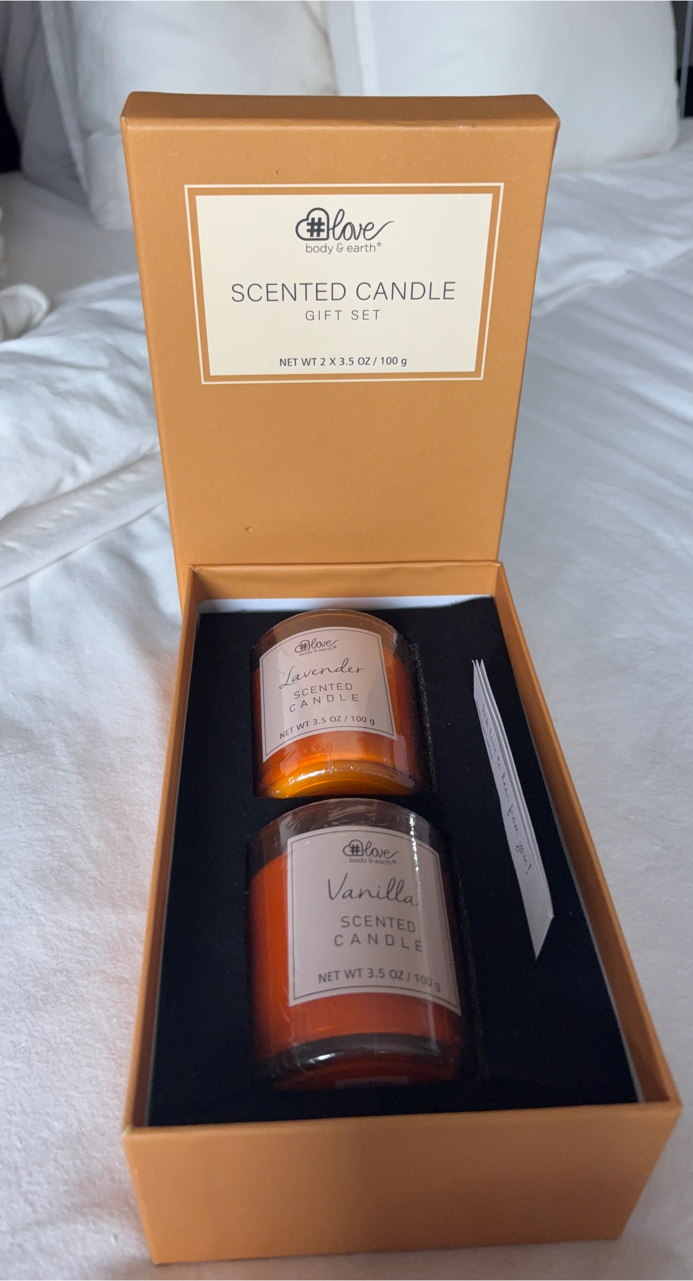 #love body & earth Scented Candle Gift Set