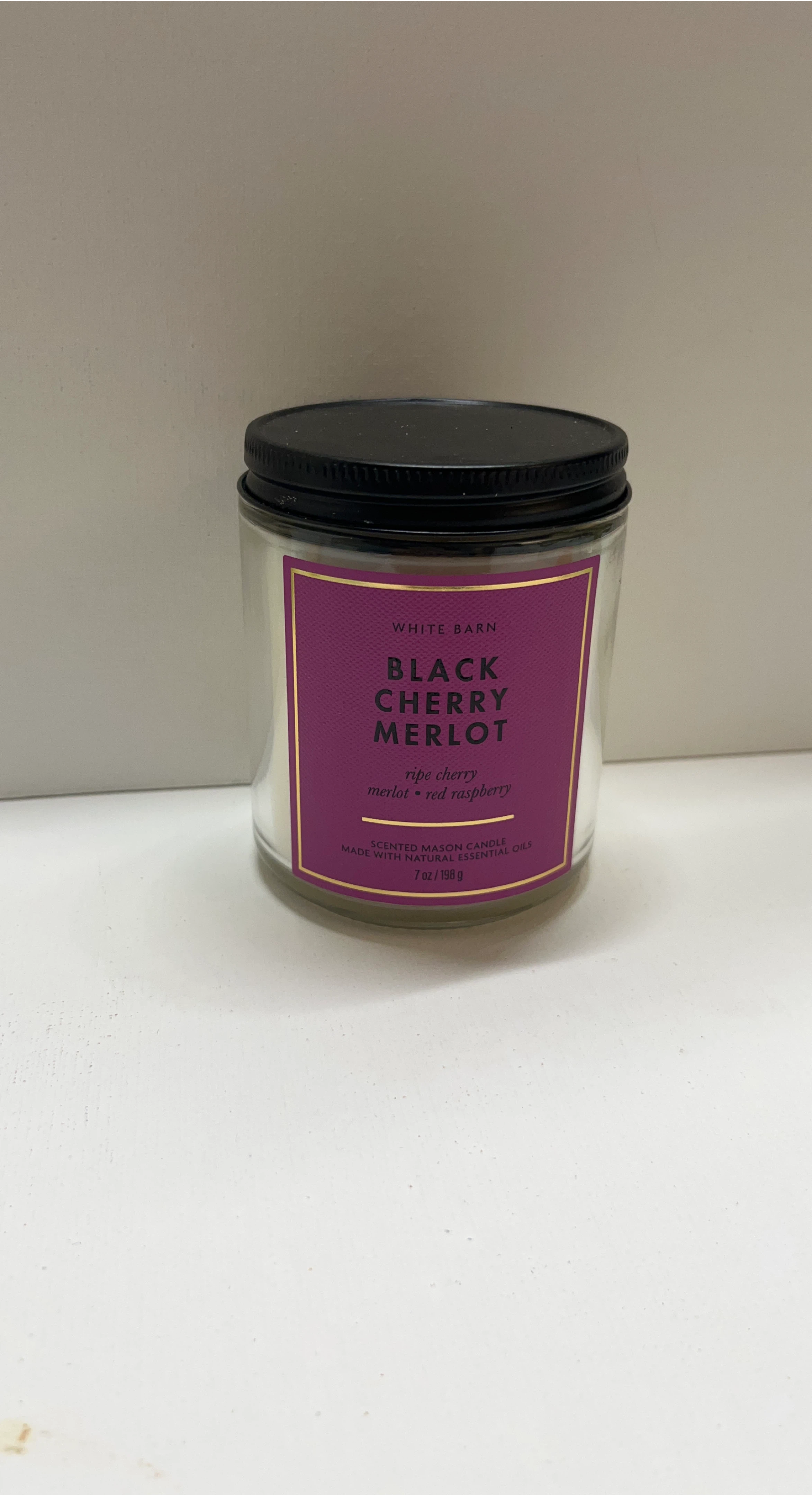 White Barn Black Cherry Merlot Candle