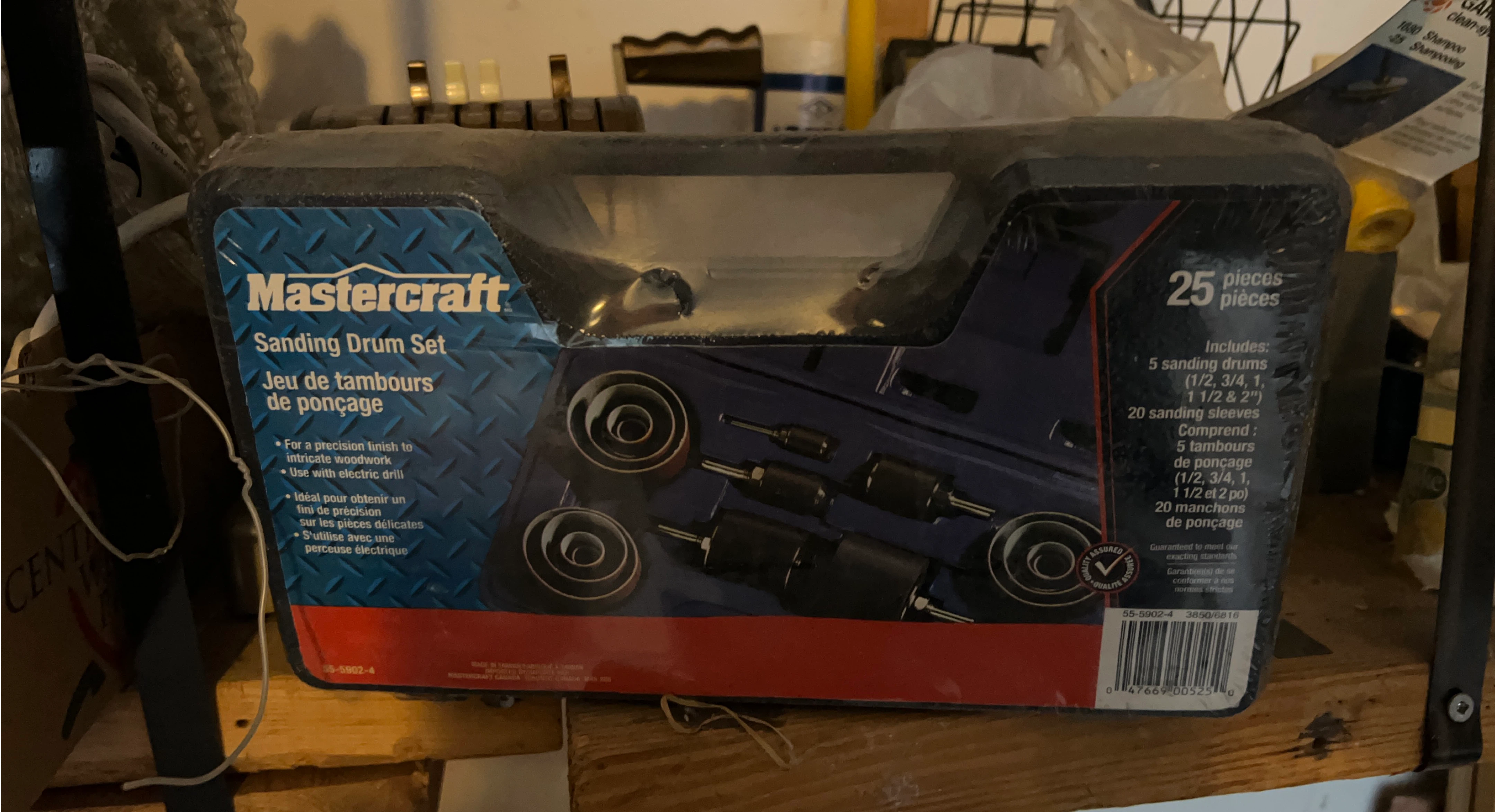 Mastercraft 25-Piece Sanding Drum Set