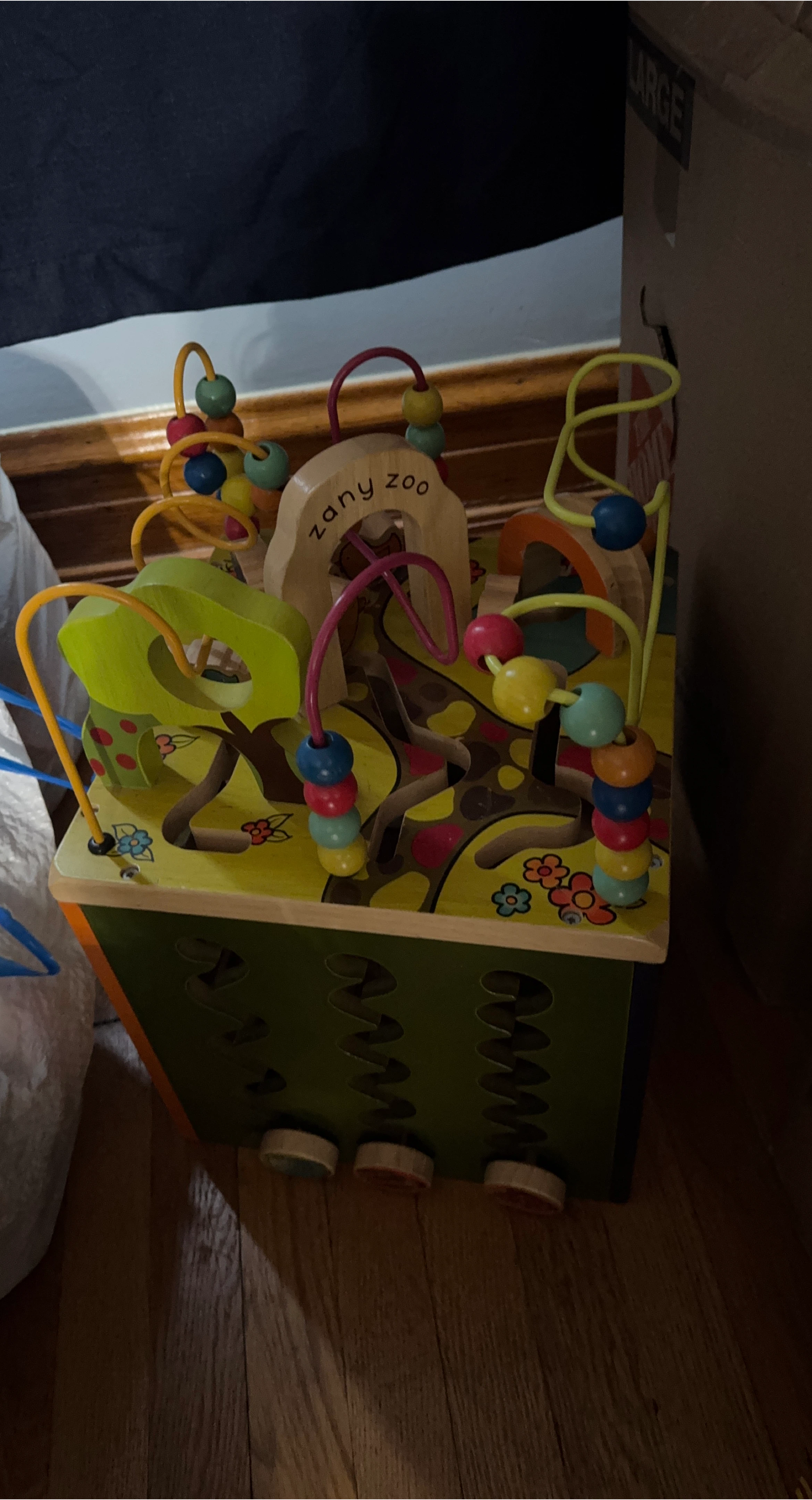 Zany Zoo Wooden Activity Cube thumbnail