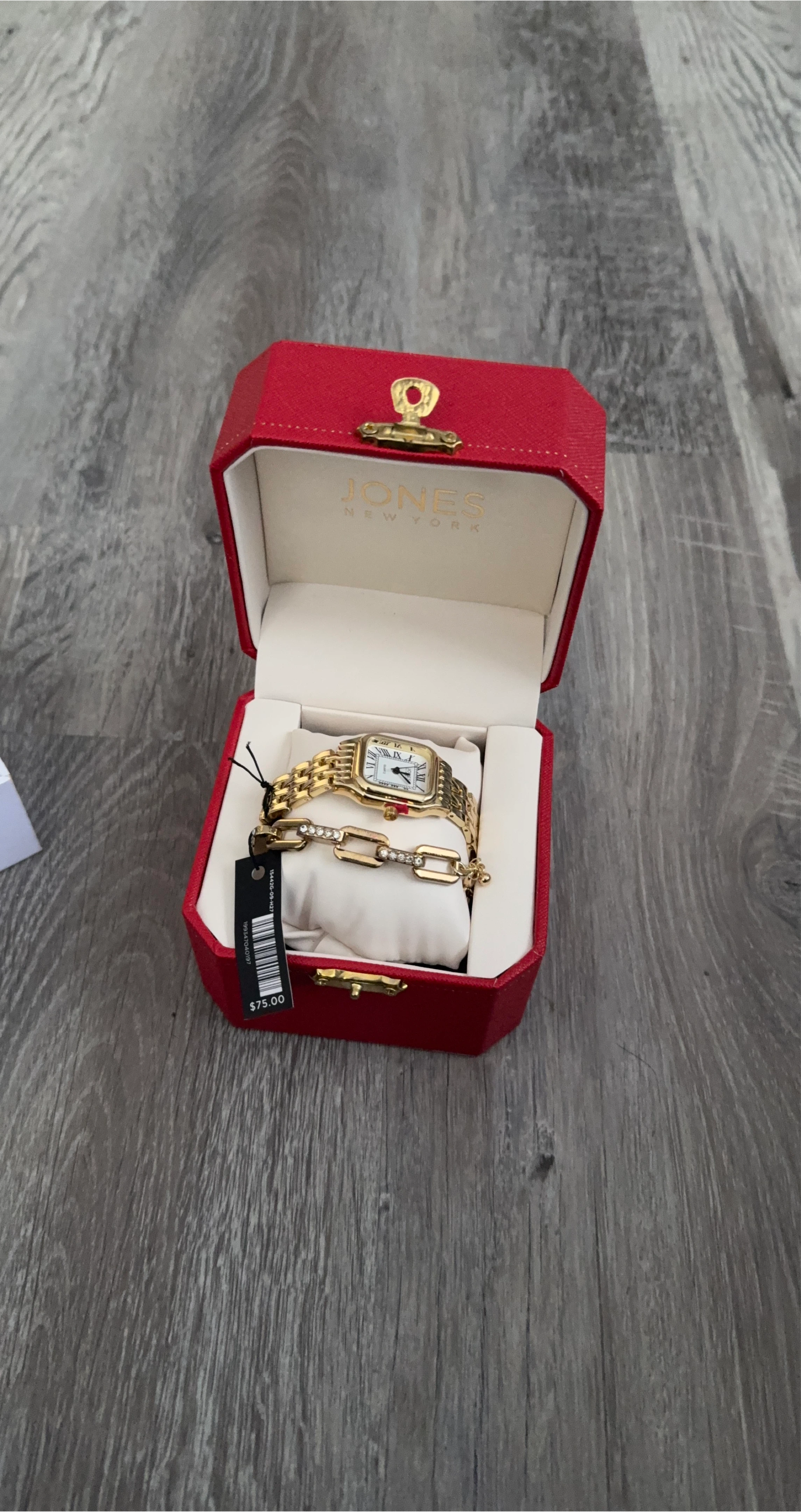 Jones New York Gold Watch with Bracelet