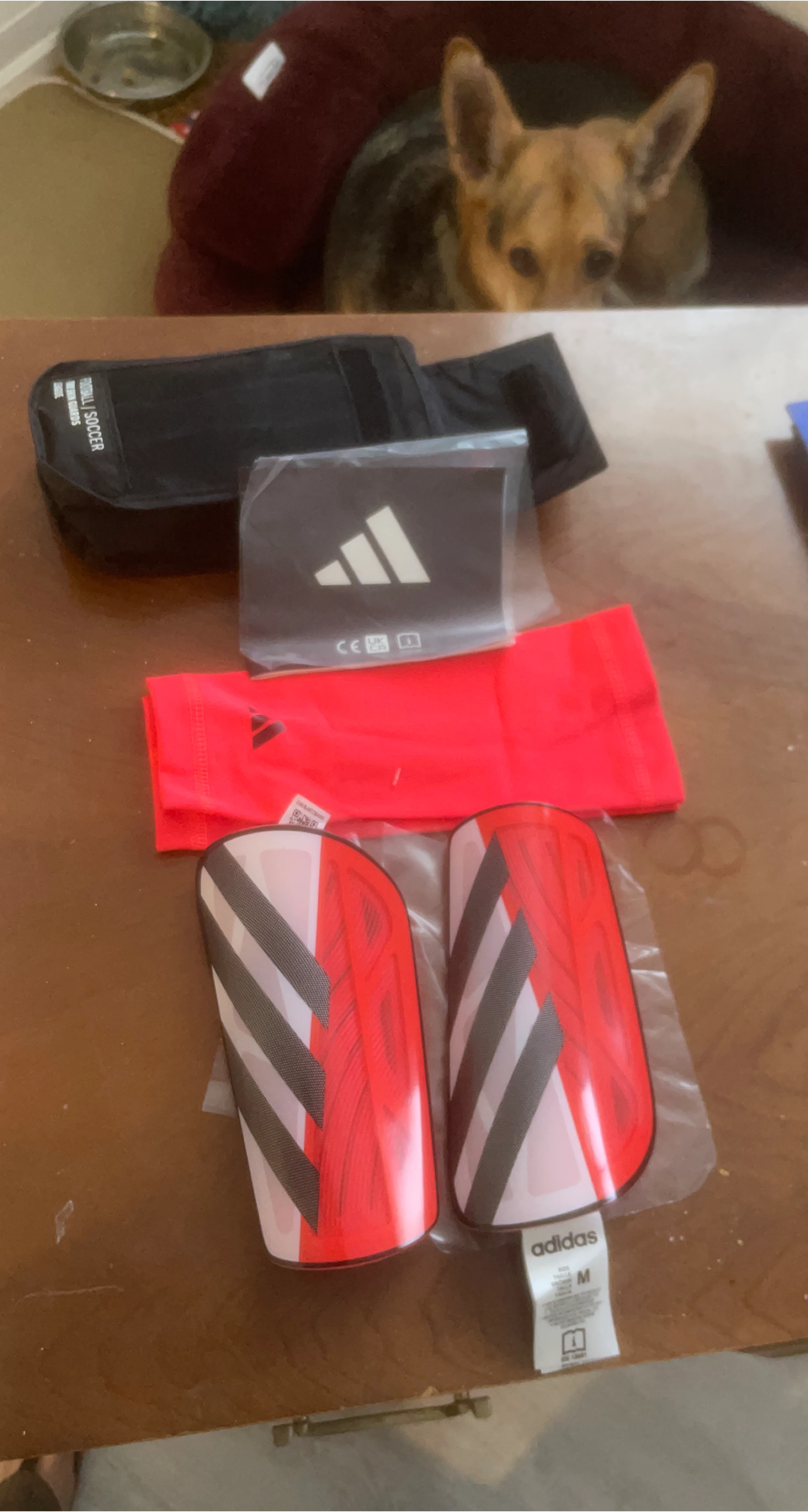Adidas Shin Guards, Size M