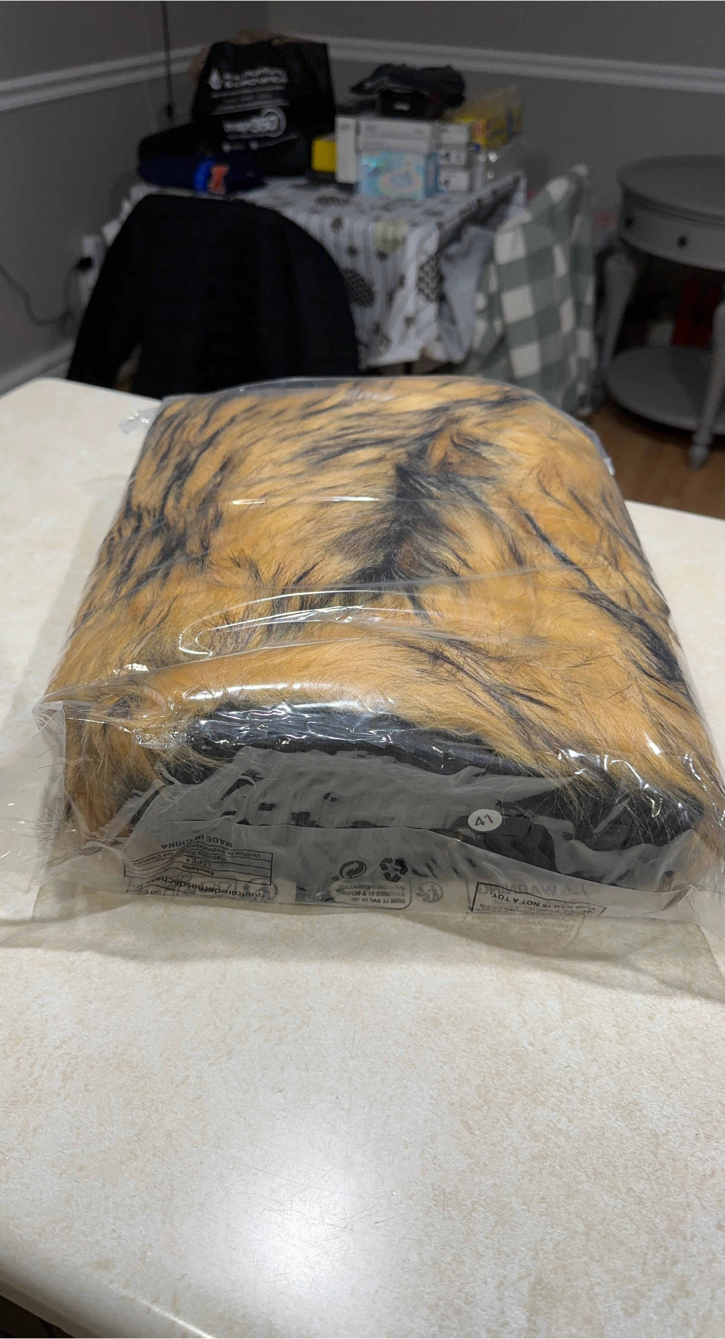 New ZOSCGJMY Faux Fur Snow Boots - Brown, Size 9