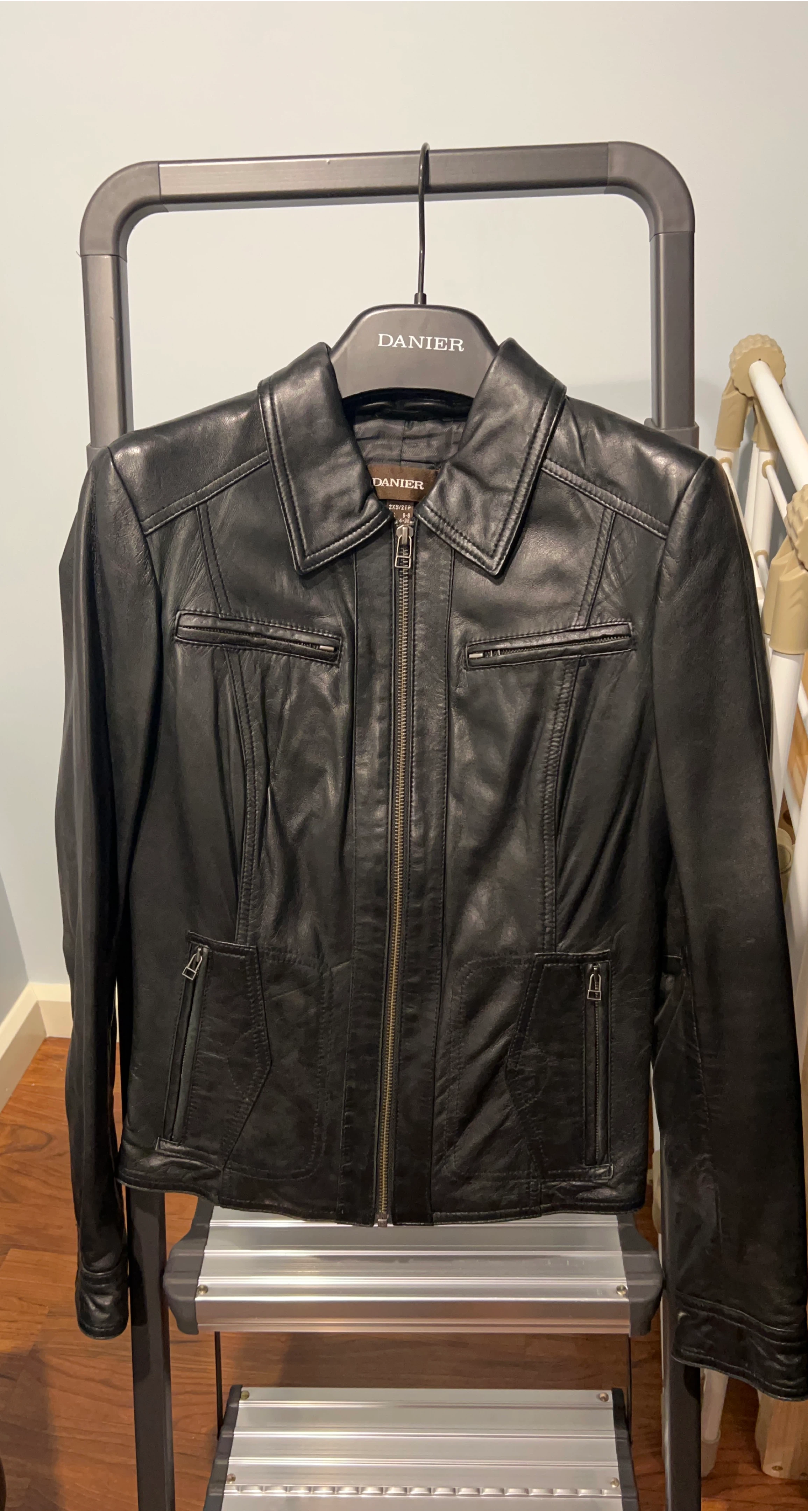Danier Black Leather Jacket