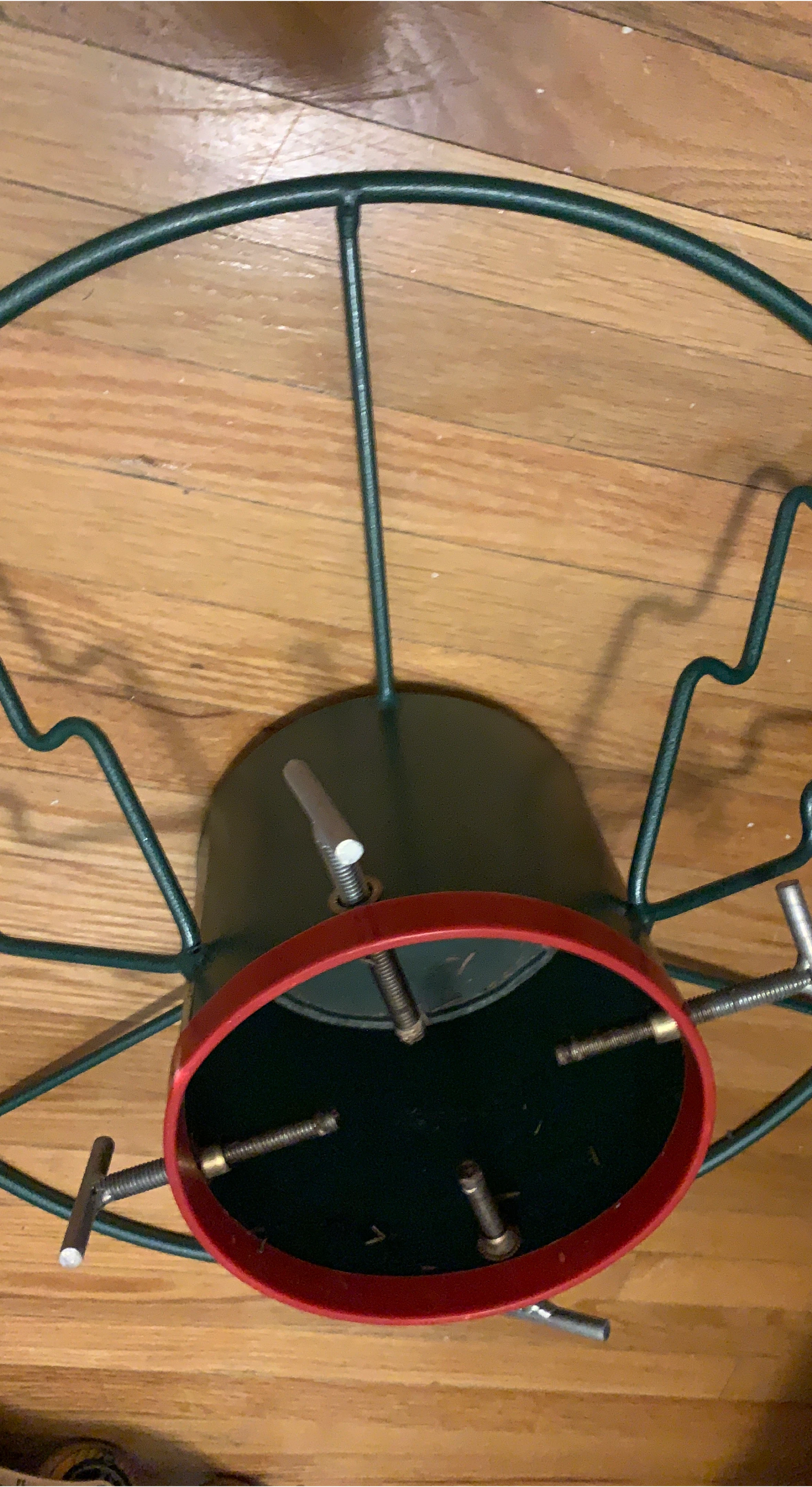 Christmas Tree Stand - Green & Red