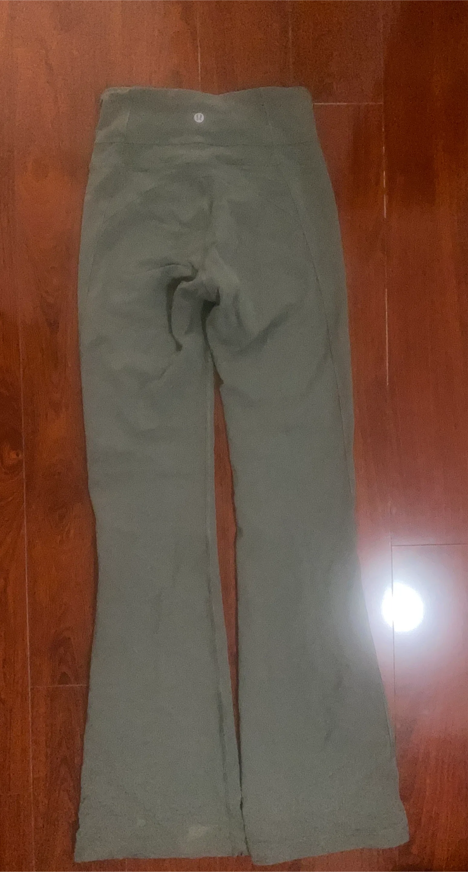 Lululemon Olive Green Flare Leggings