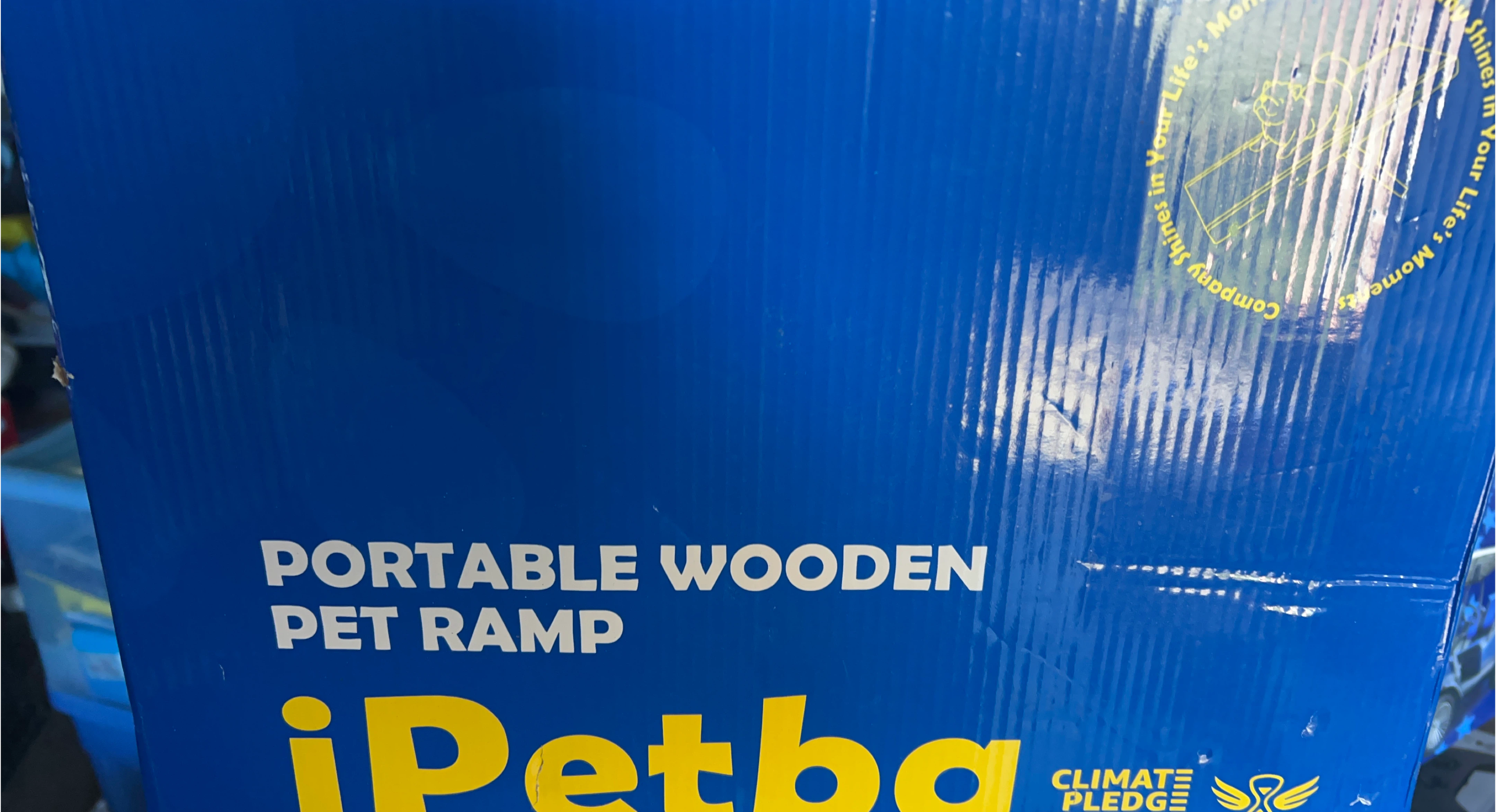 iPetba Portable Wooden Pet Ramp