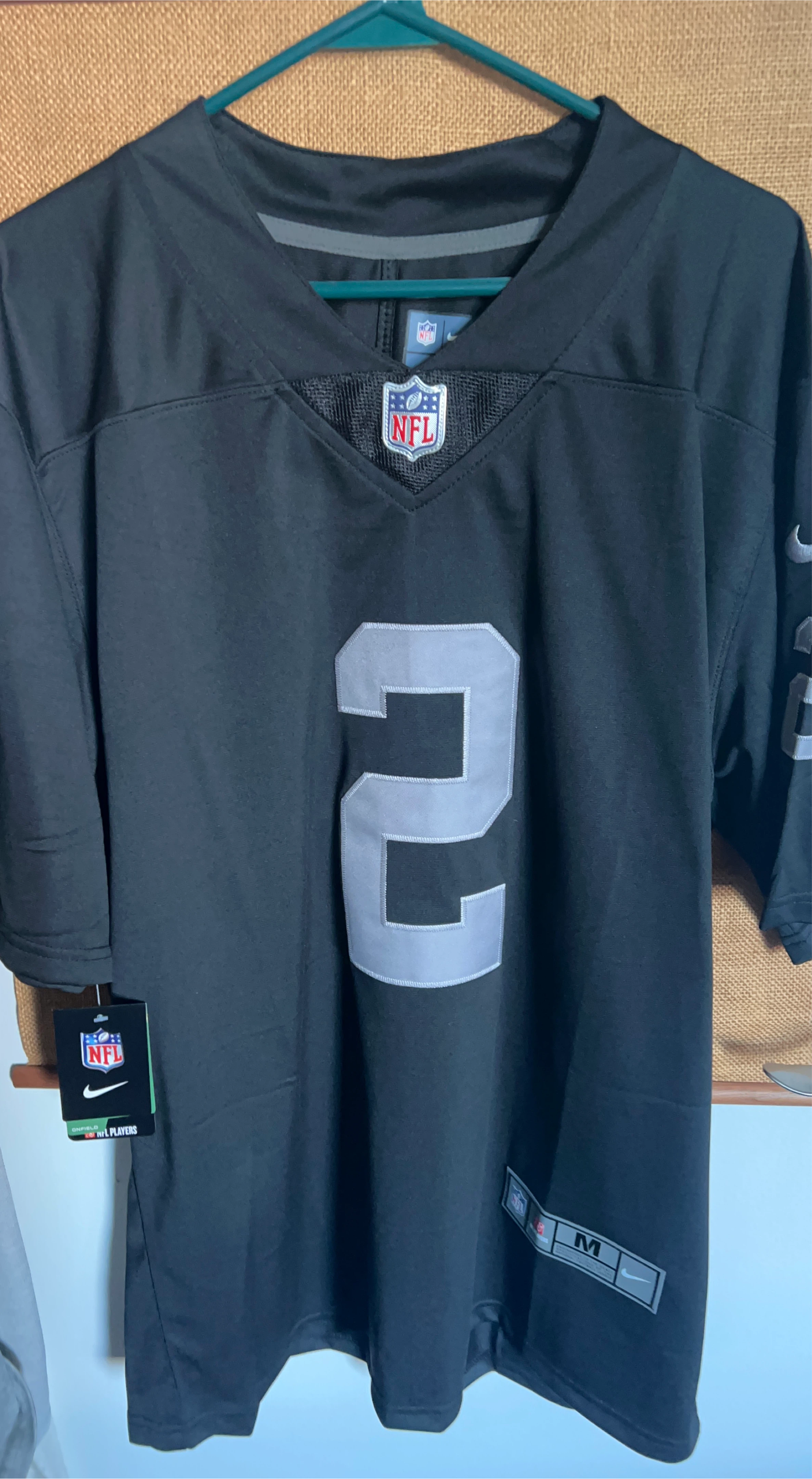 Raiders Jersey Black Size Medium