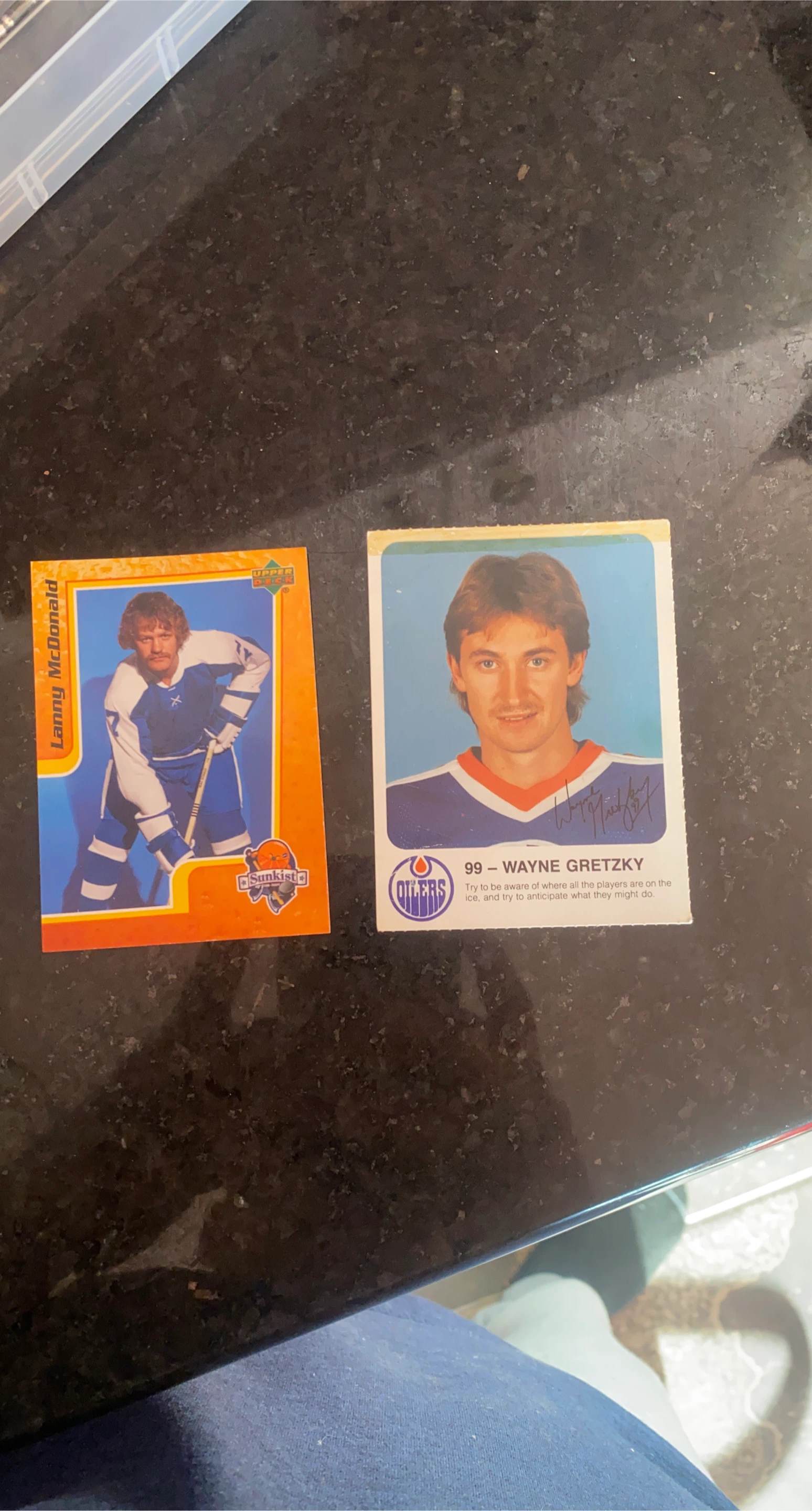 Wayne Gretzky & Lanny McDonald Hockey Cards