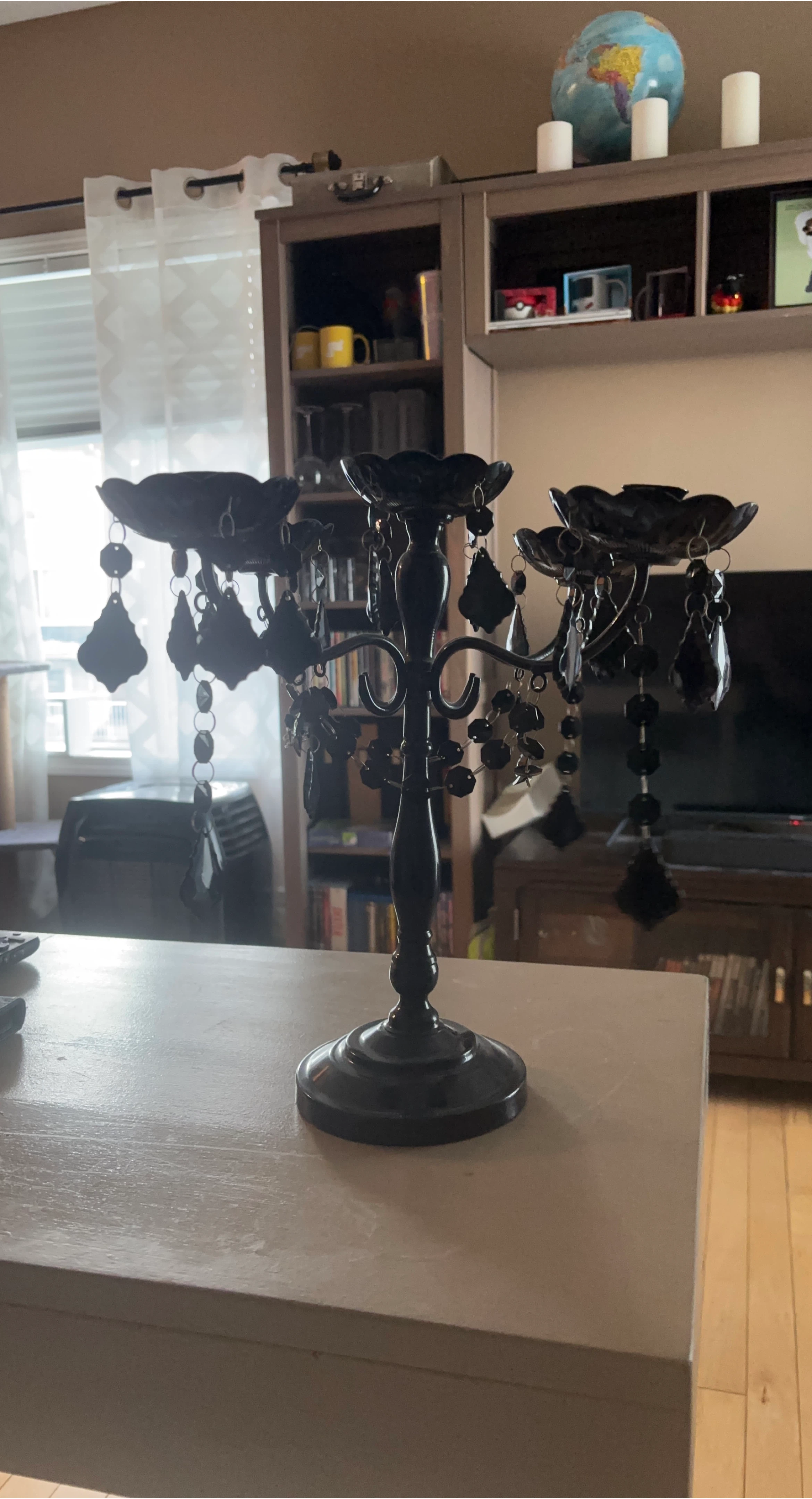 Black Metal Candelabra