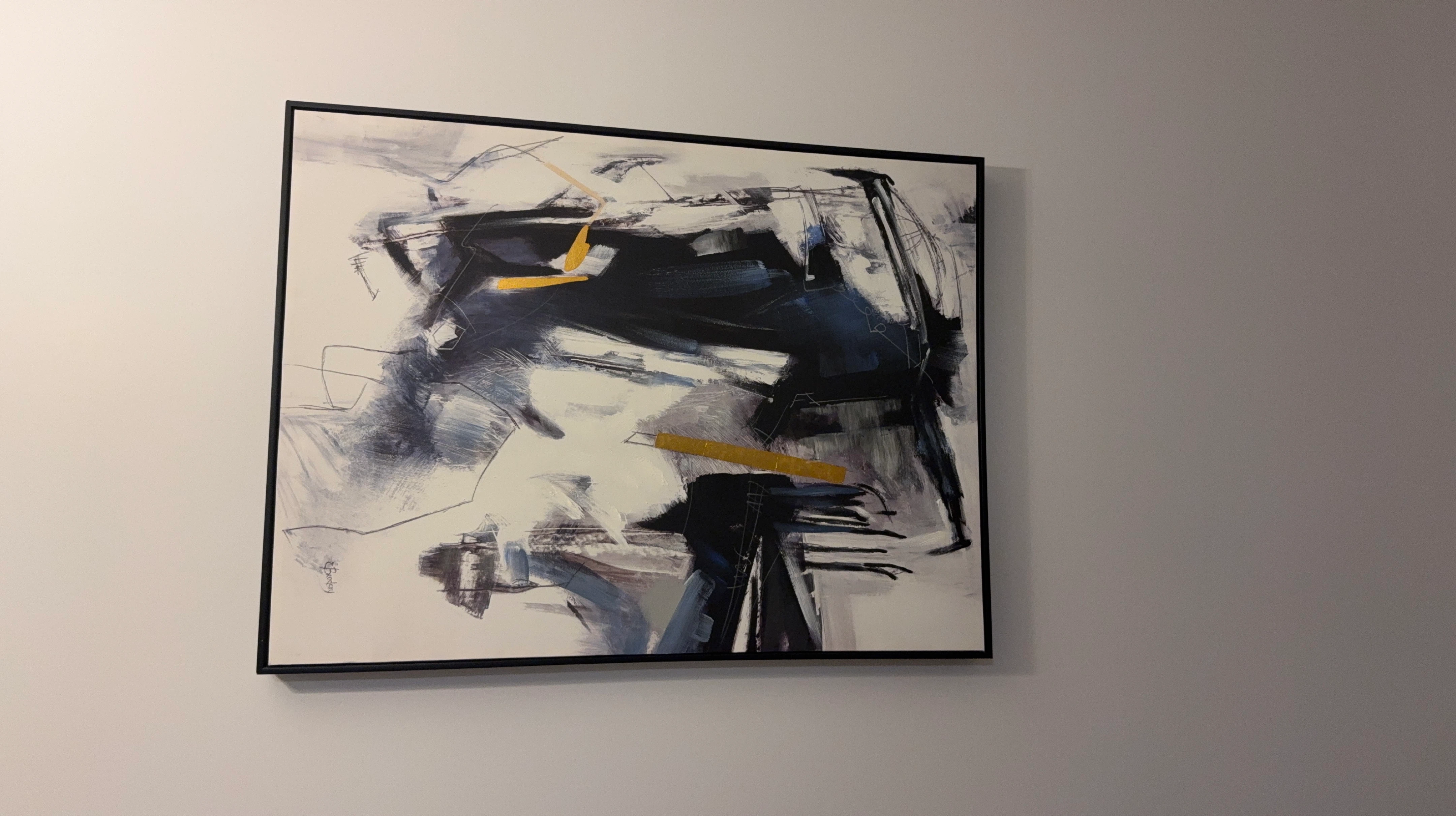 Abstract Painting with Black Frame image indicator(1)