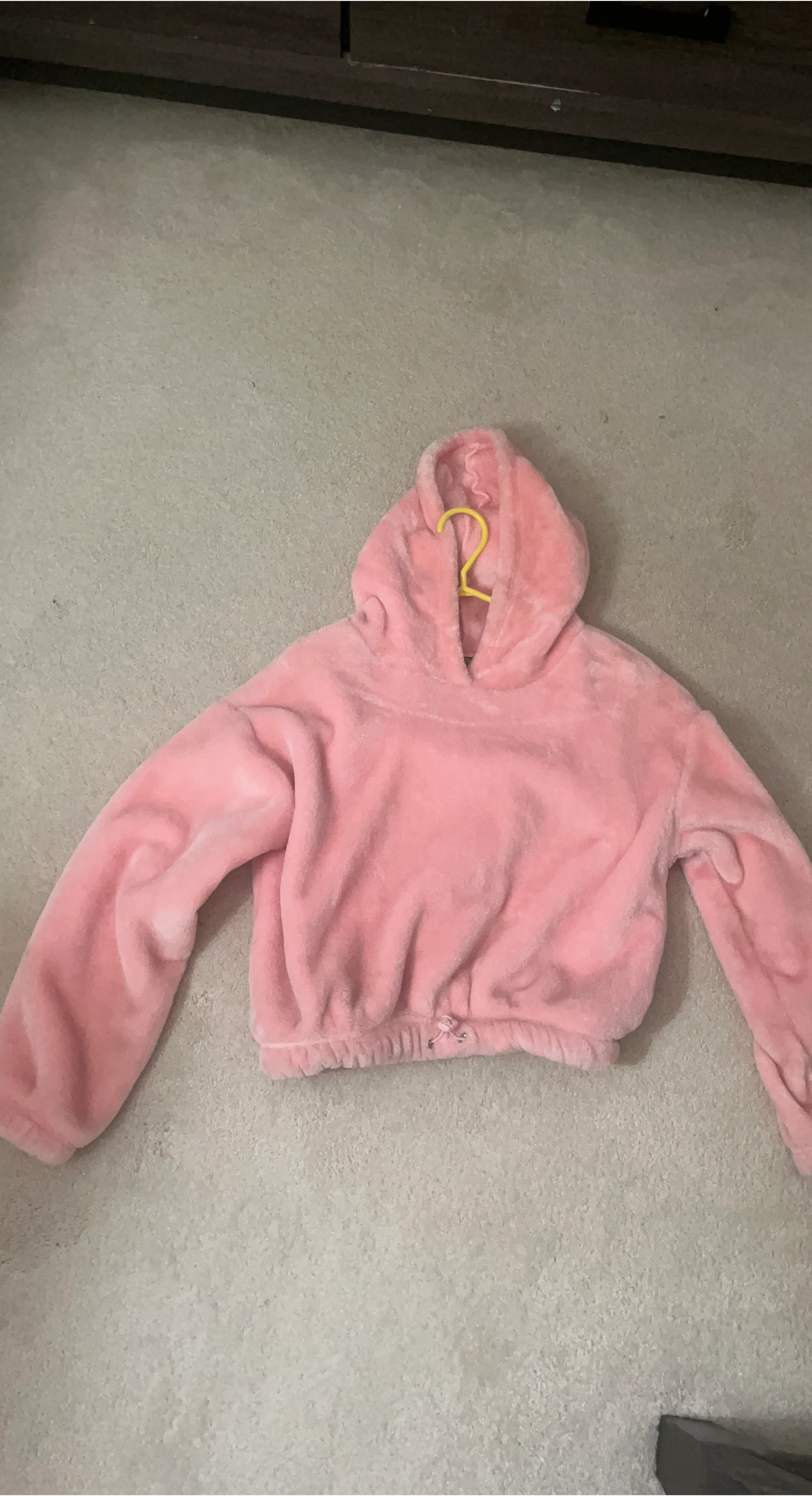 Pink Fuzzy Hoodie