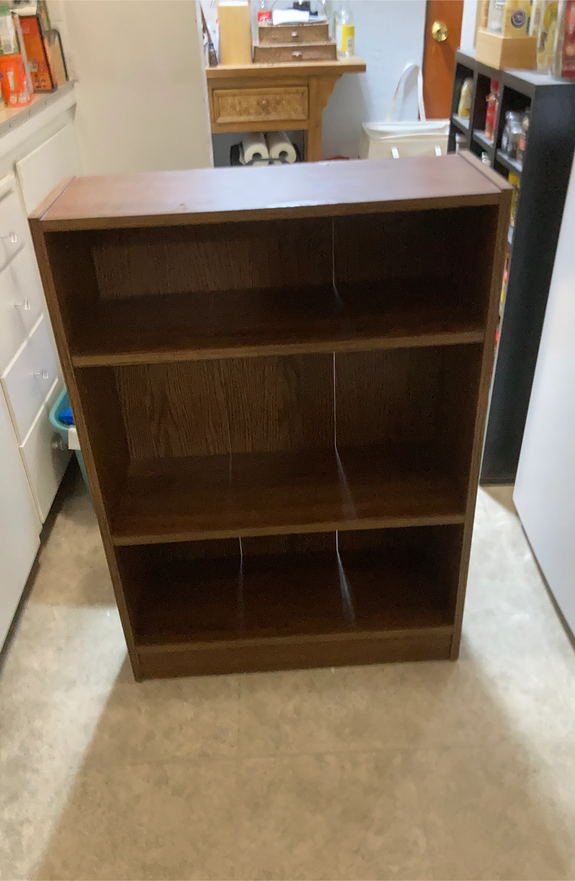 Brown Wooden Bookshelf
