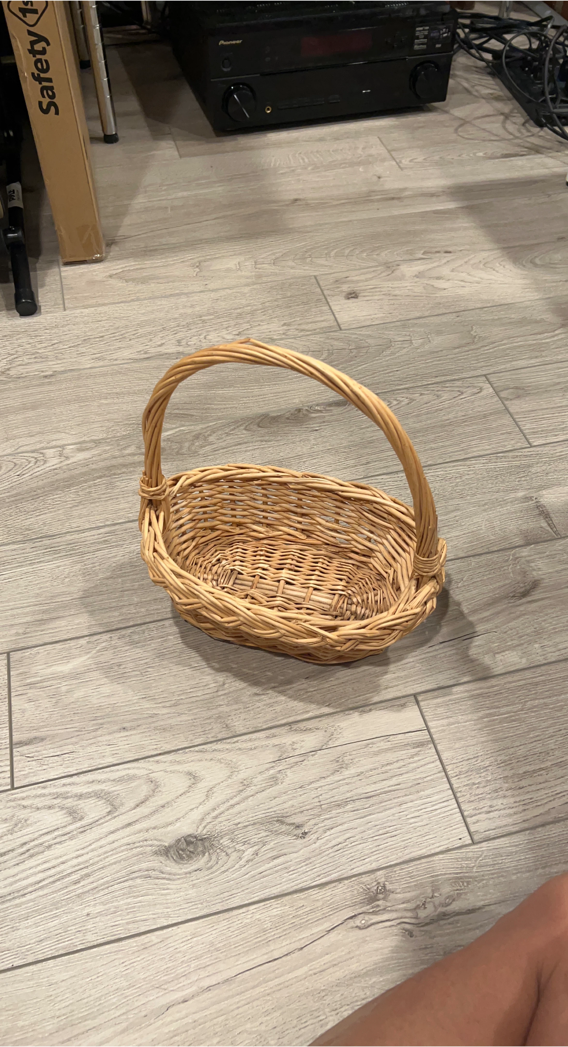 Wicker Basket with Handle