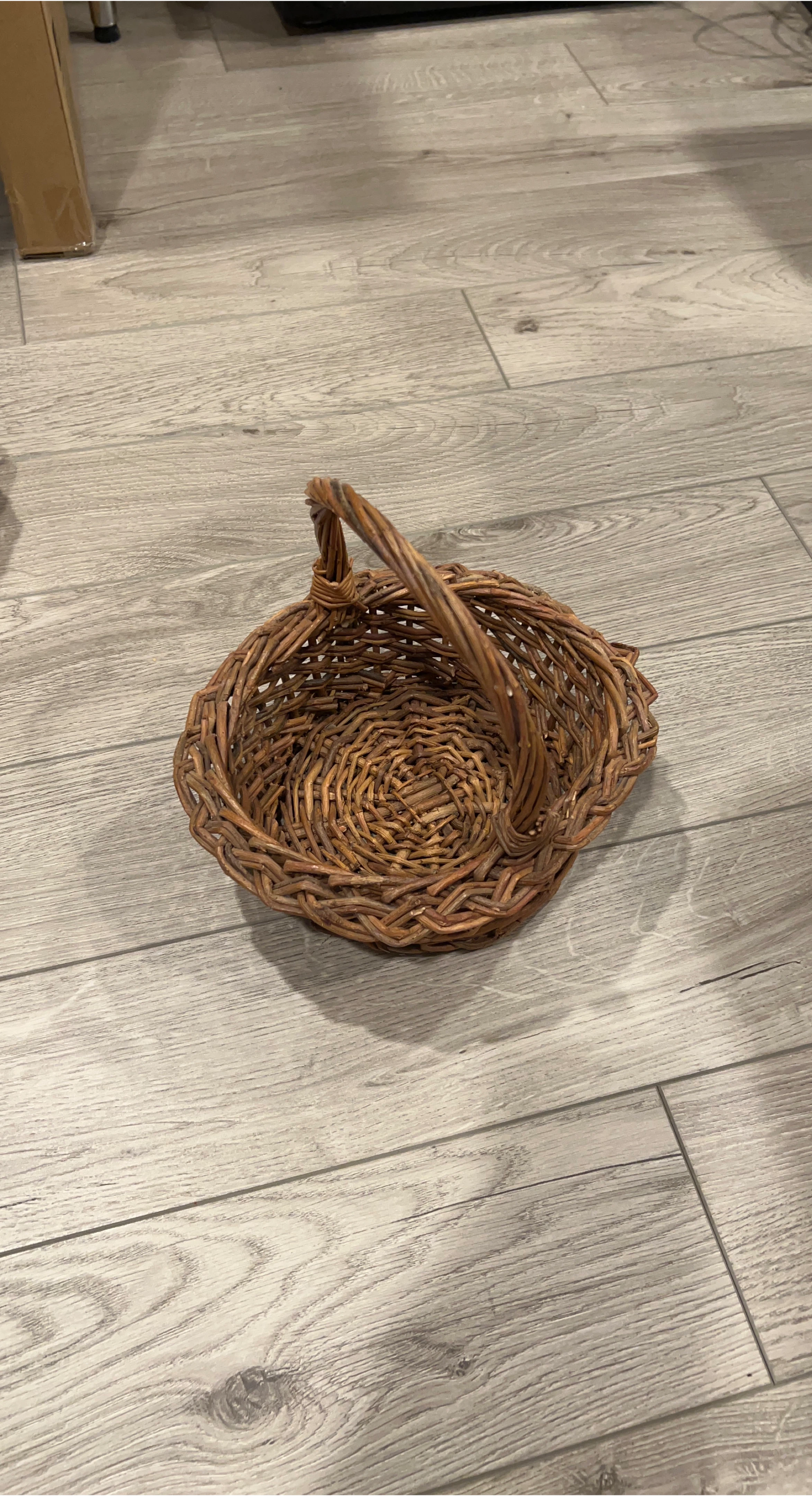 Wicker Basket with Handle