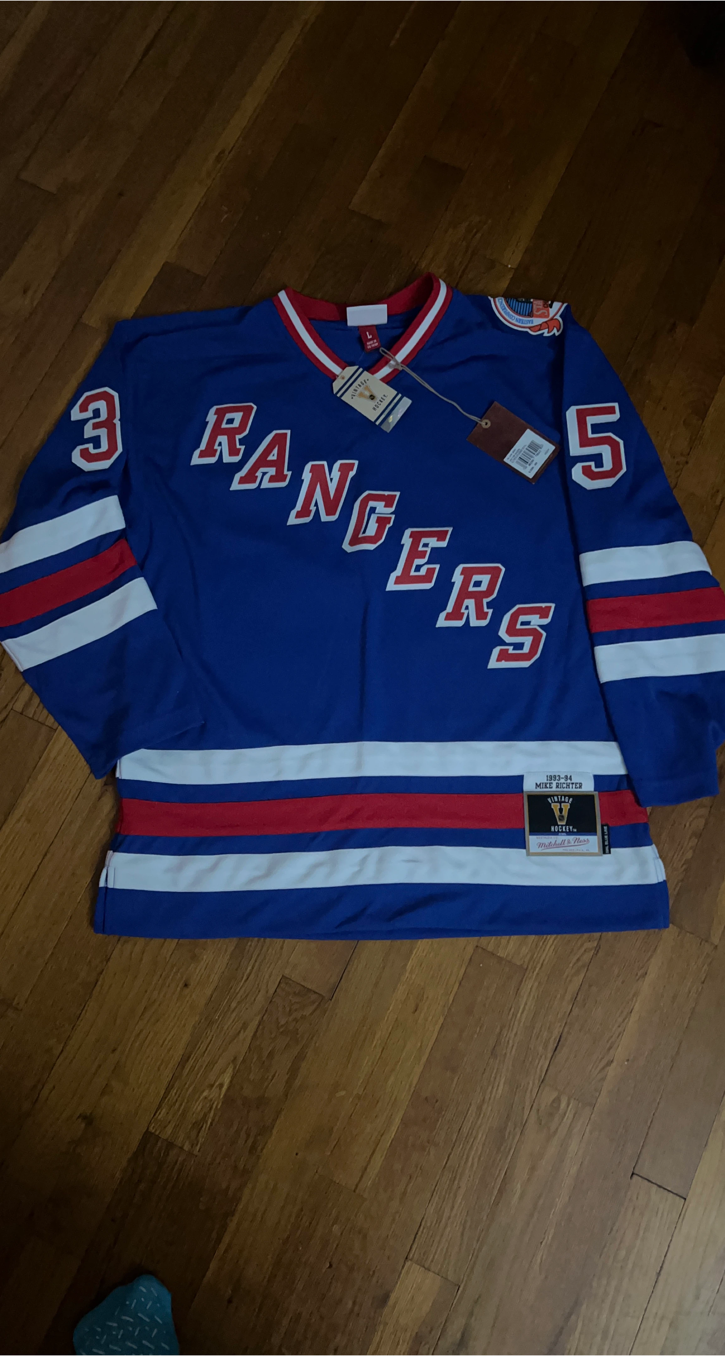 Vintage Hockey Rangers Richter Jersey - Size L