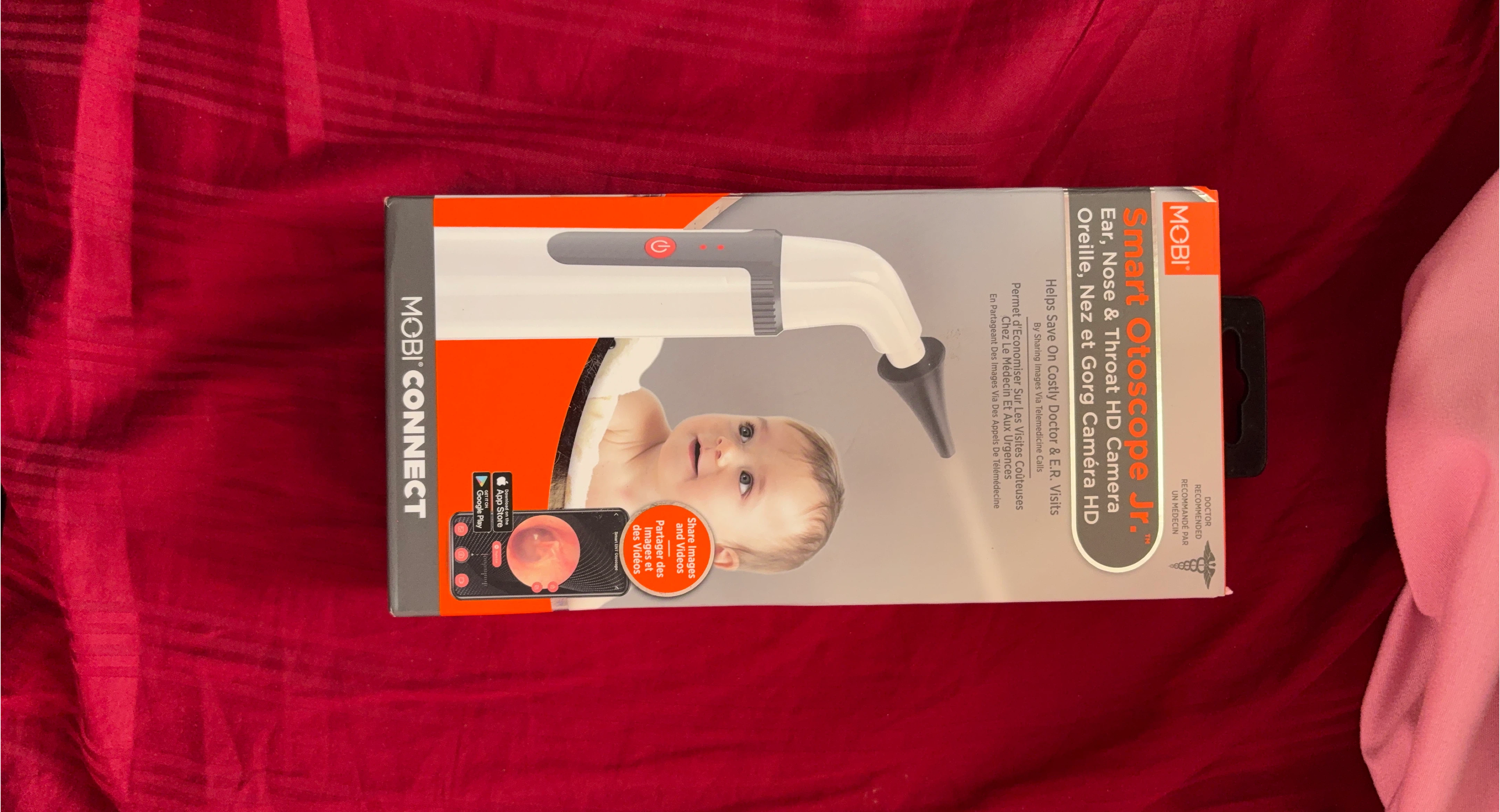 MOBI Smart Otoscope Jr. Ear, Nose & Throat Camera