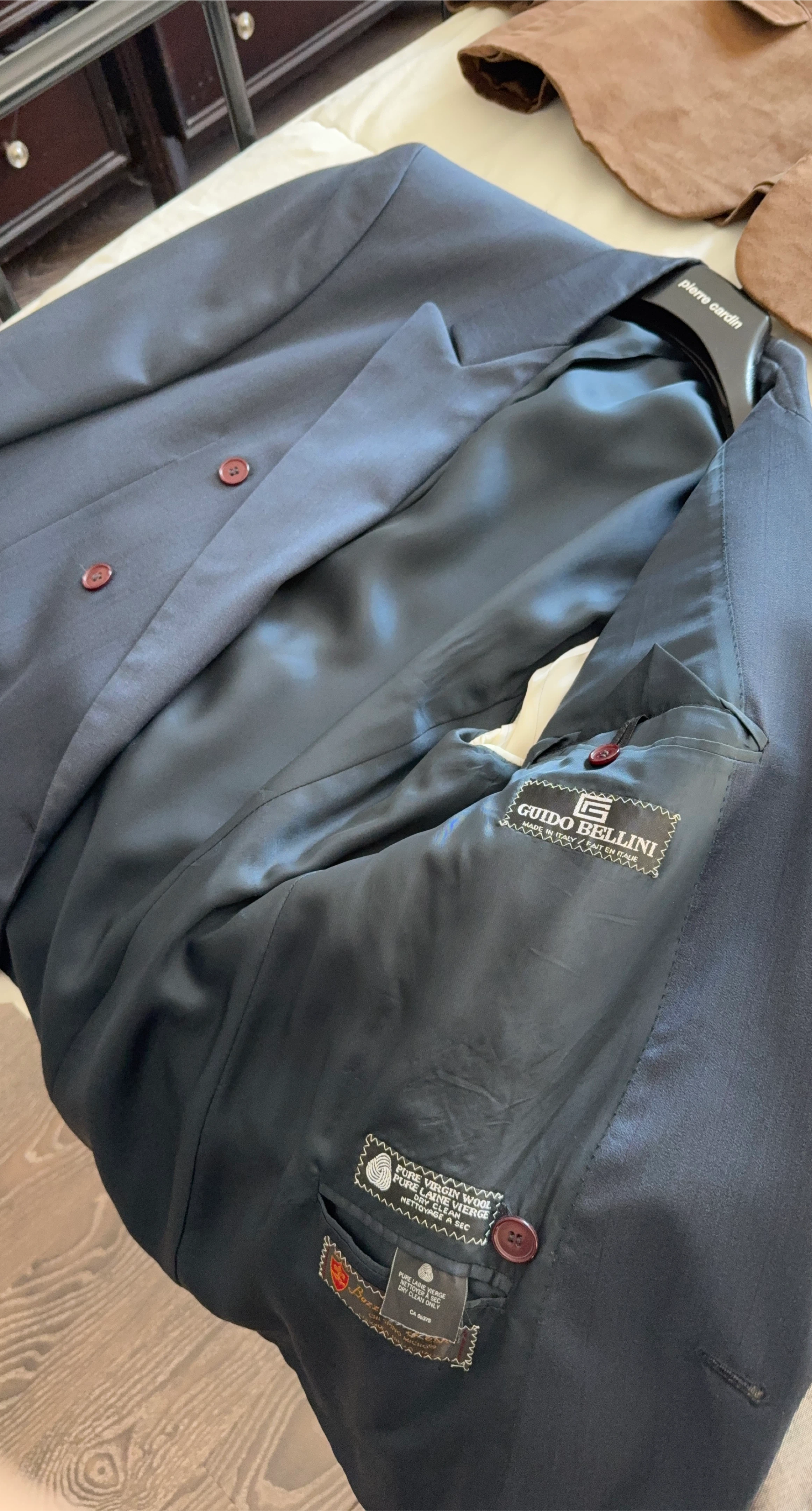 Moore's Guido Bellini Navy Blue Blazer