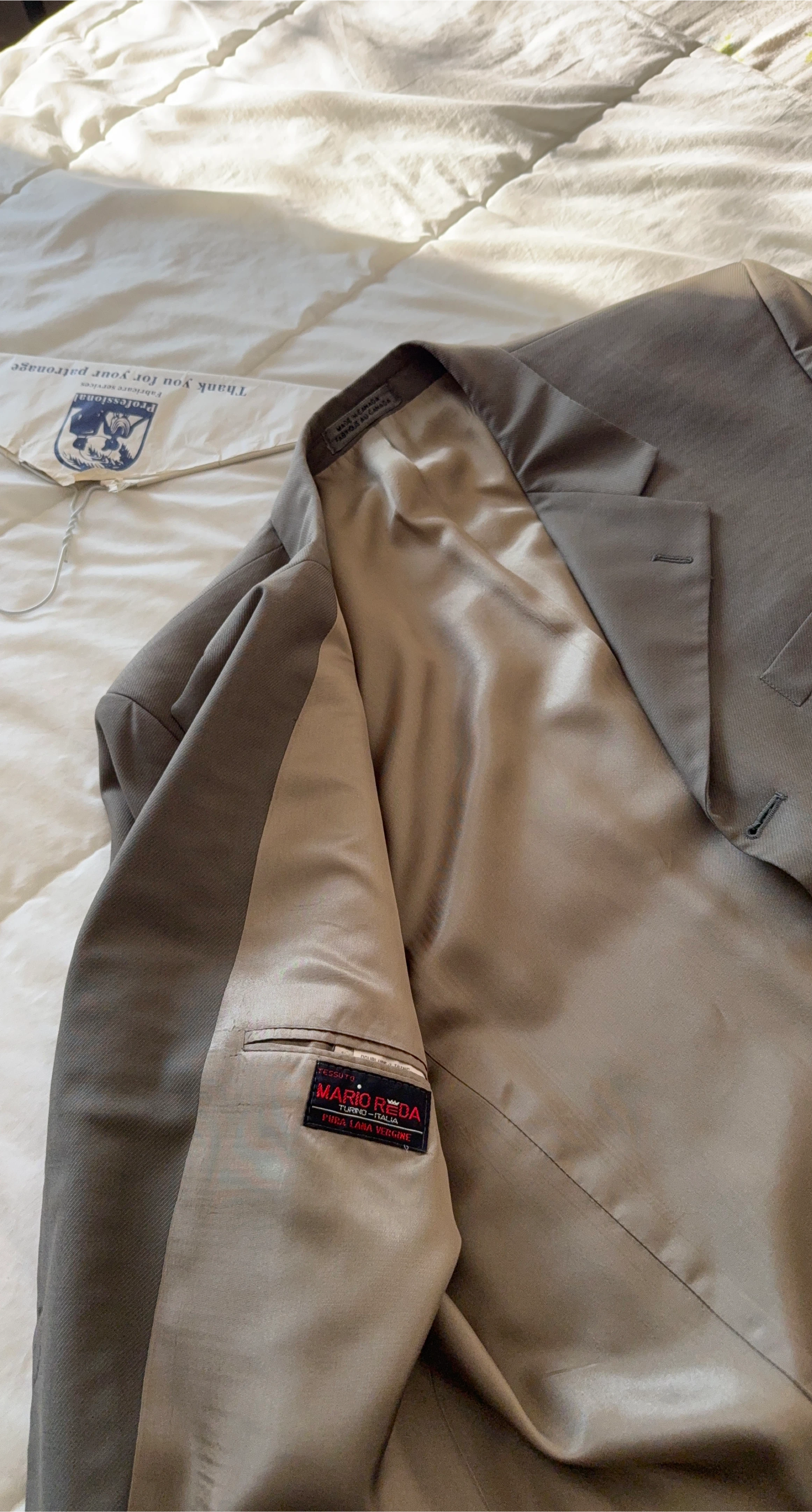 Marzotto Reda Wool Suit - Made in Canada