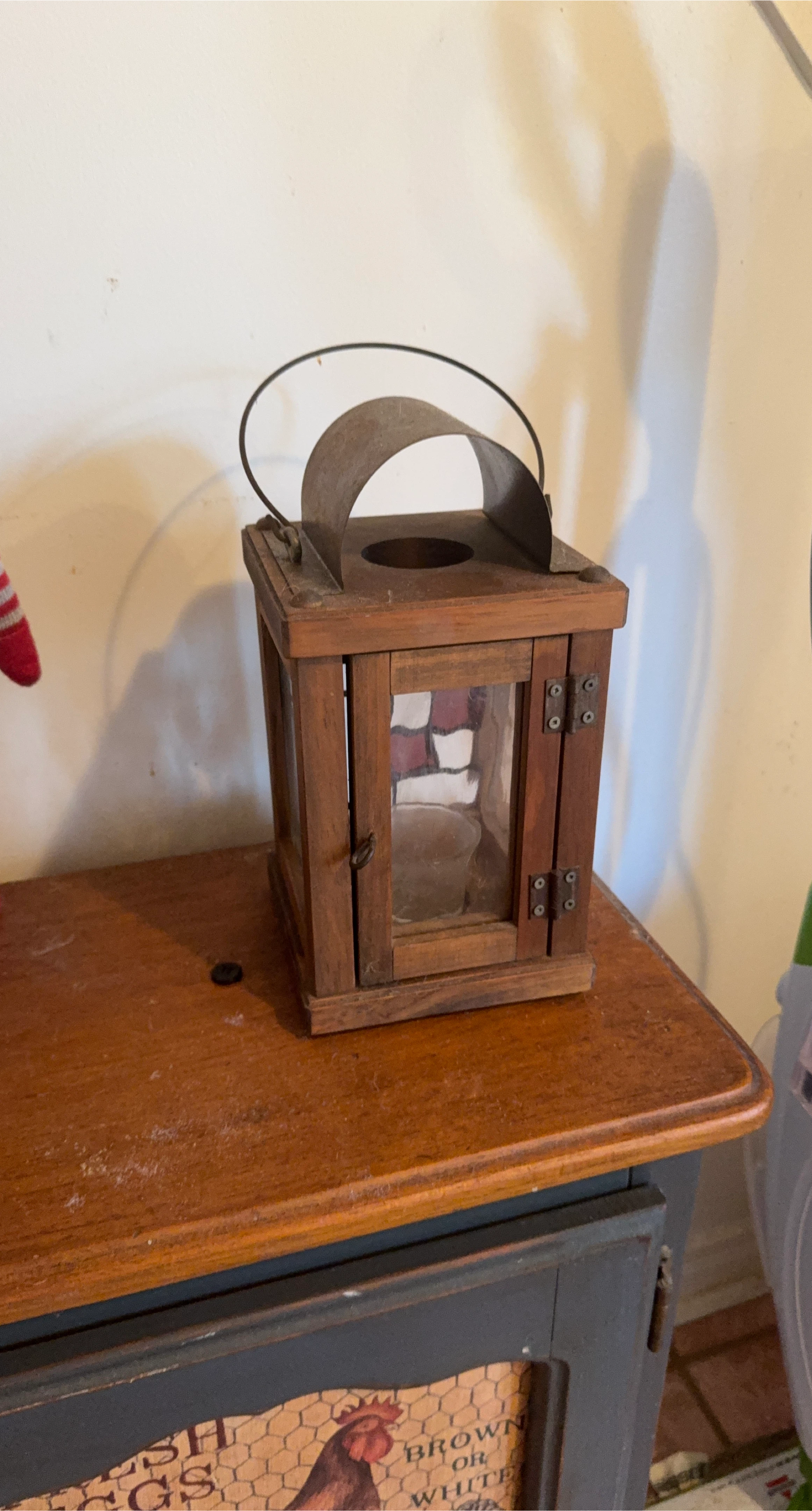 Wooden Candle Lantern