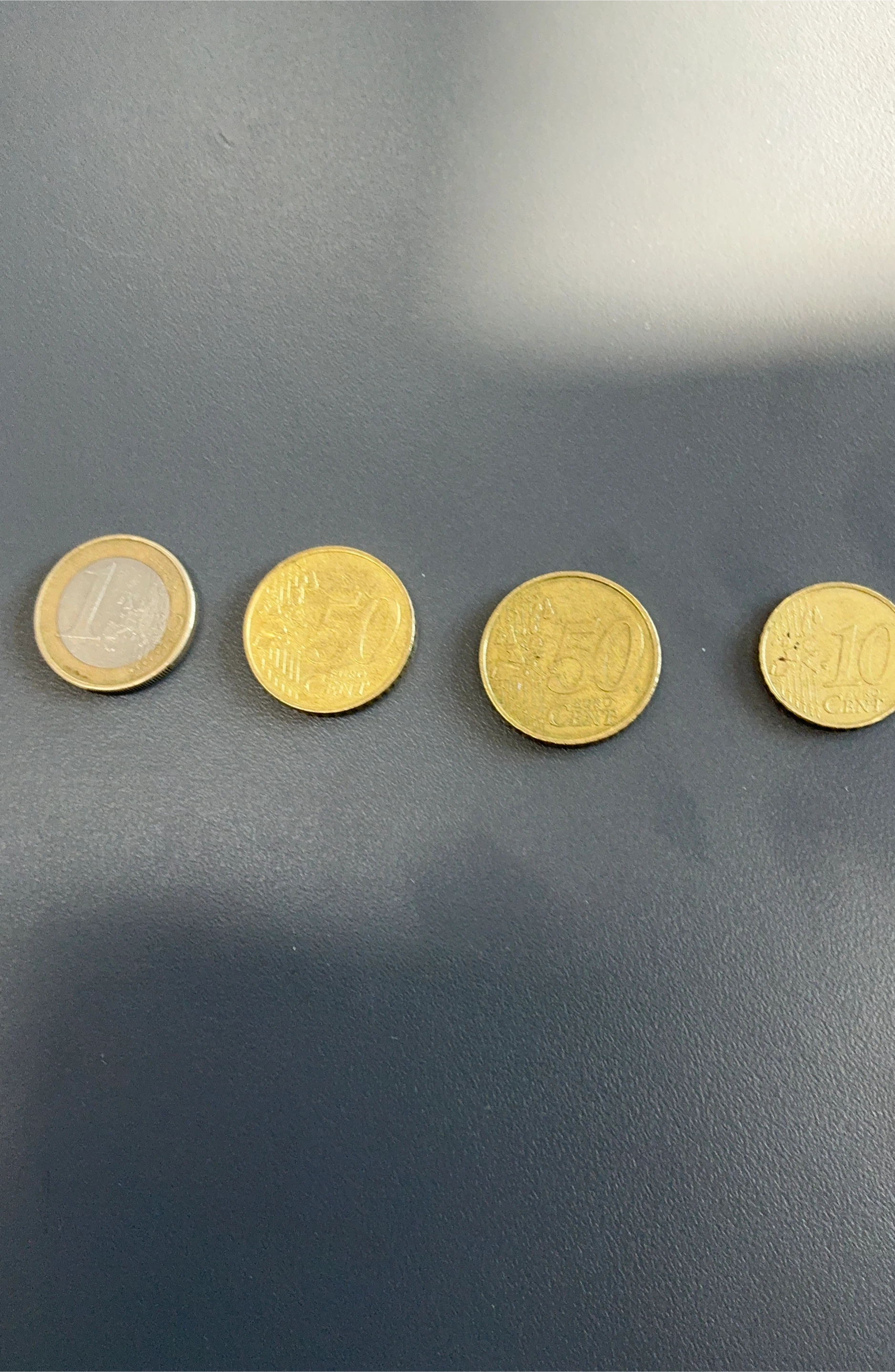 Euro Coins - 1 Euro, 50 Cent, 10 Cent thumbnail