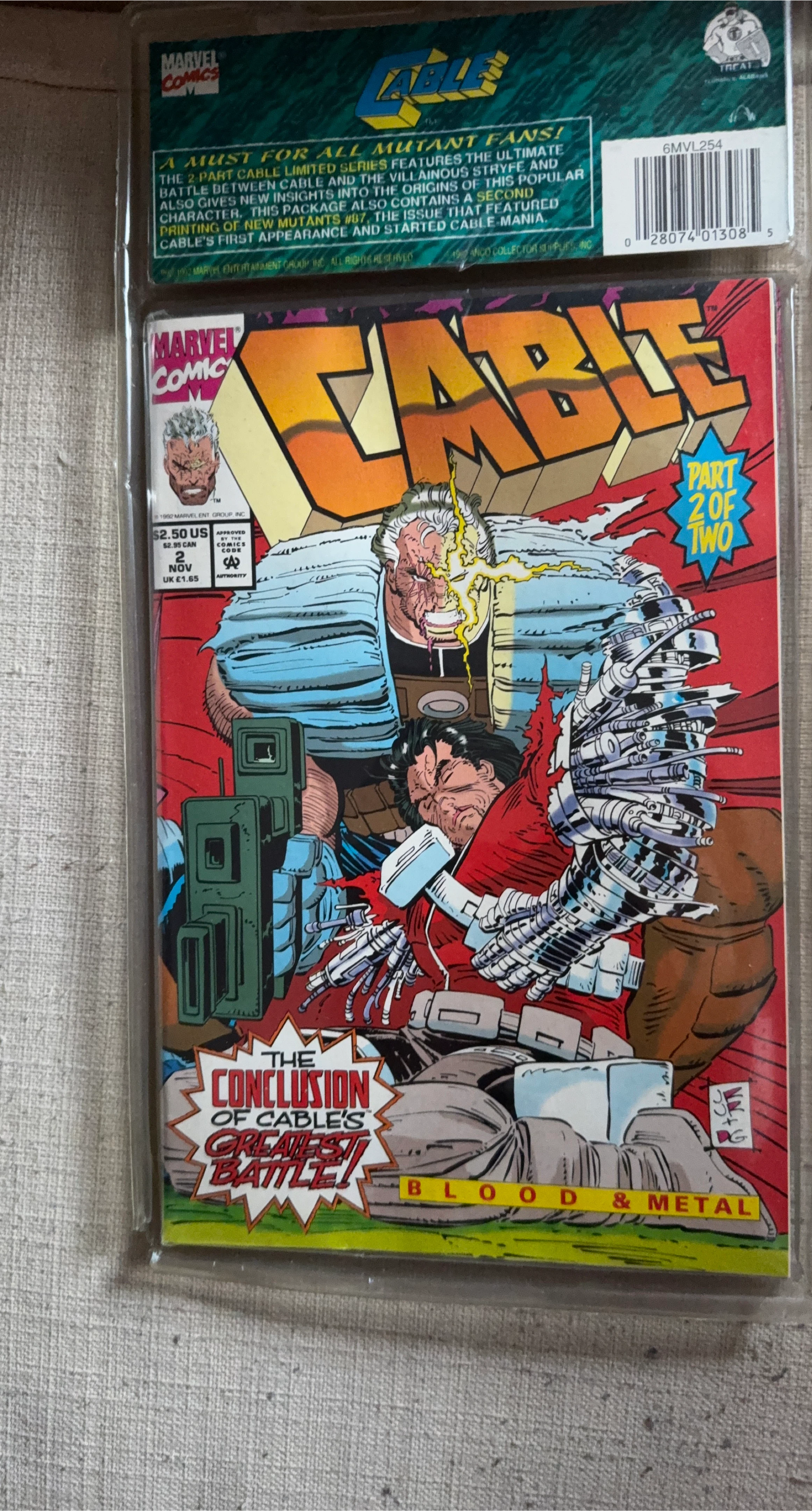 Marvel Comics Cable Part 2 of Two