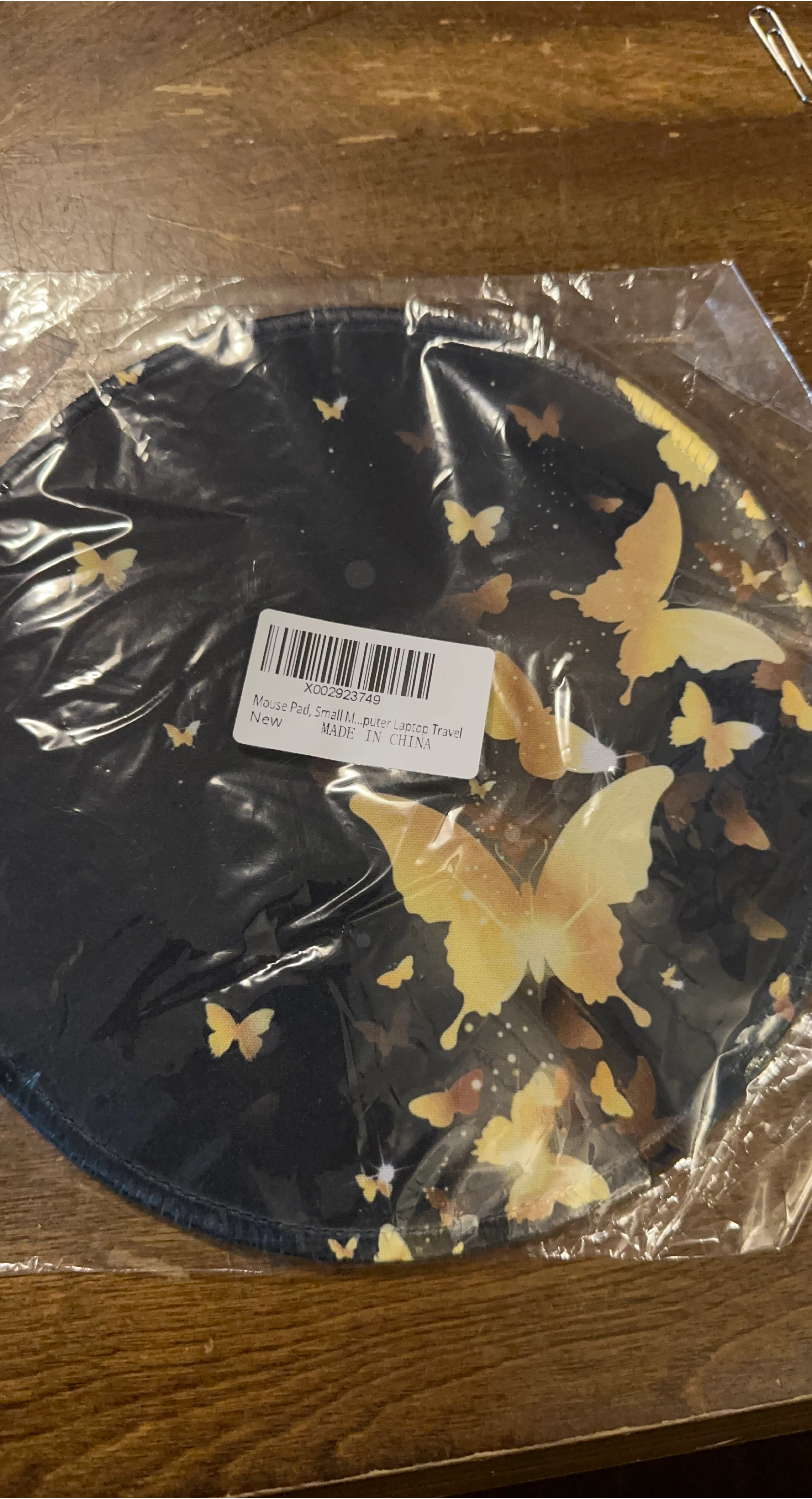 New Small Mouse Pad - Butterfly Design