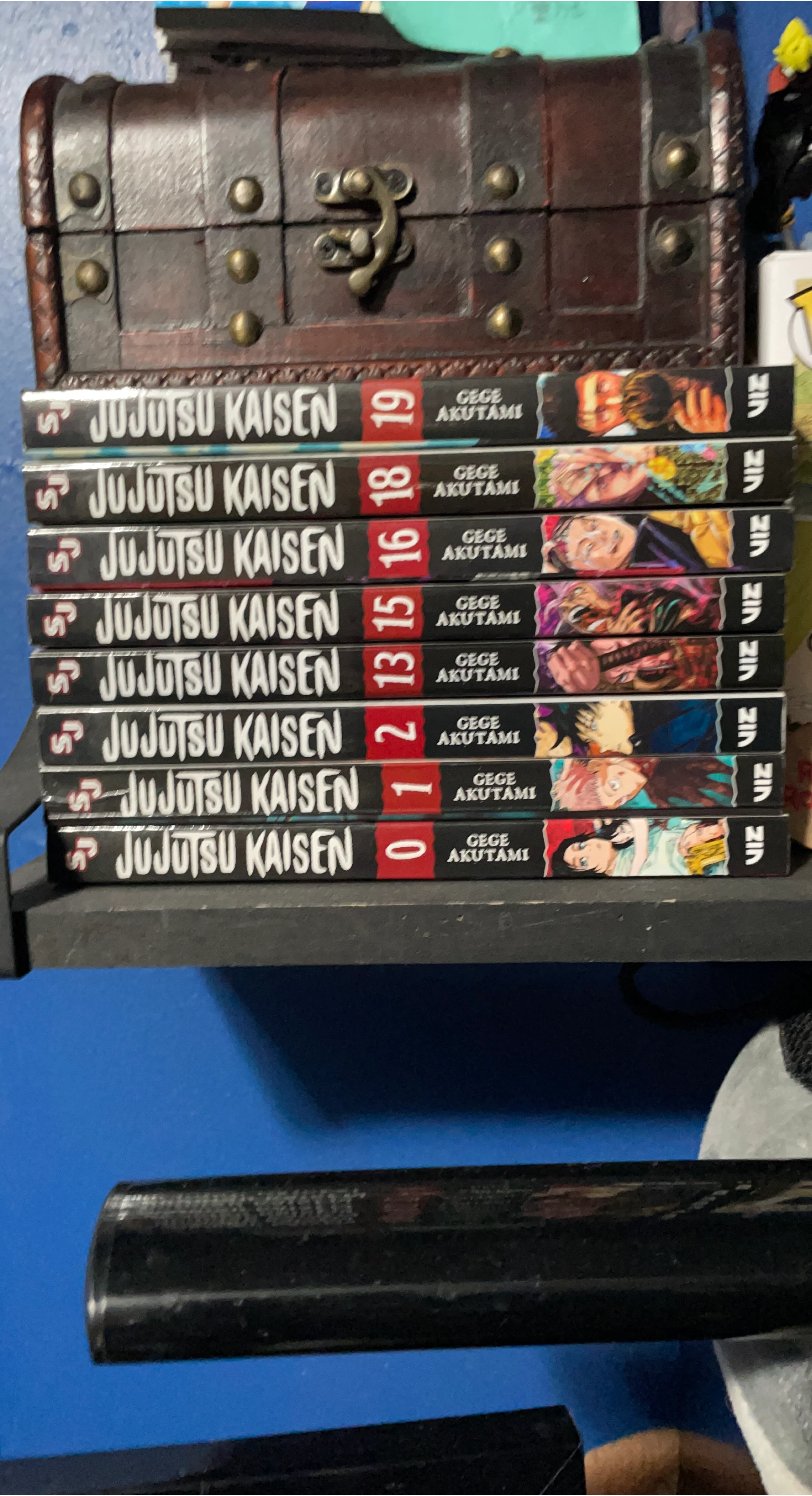 Jujutsu Kaisen Manga Set (Volumes 0-2, 13, 15, 16, 18, 19)