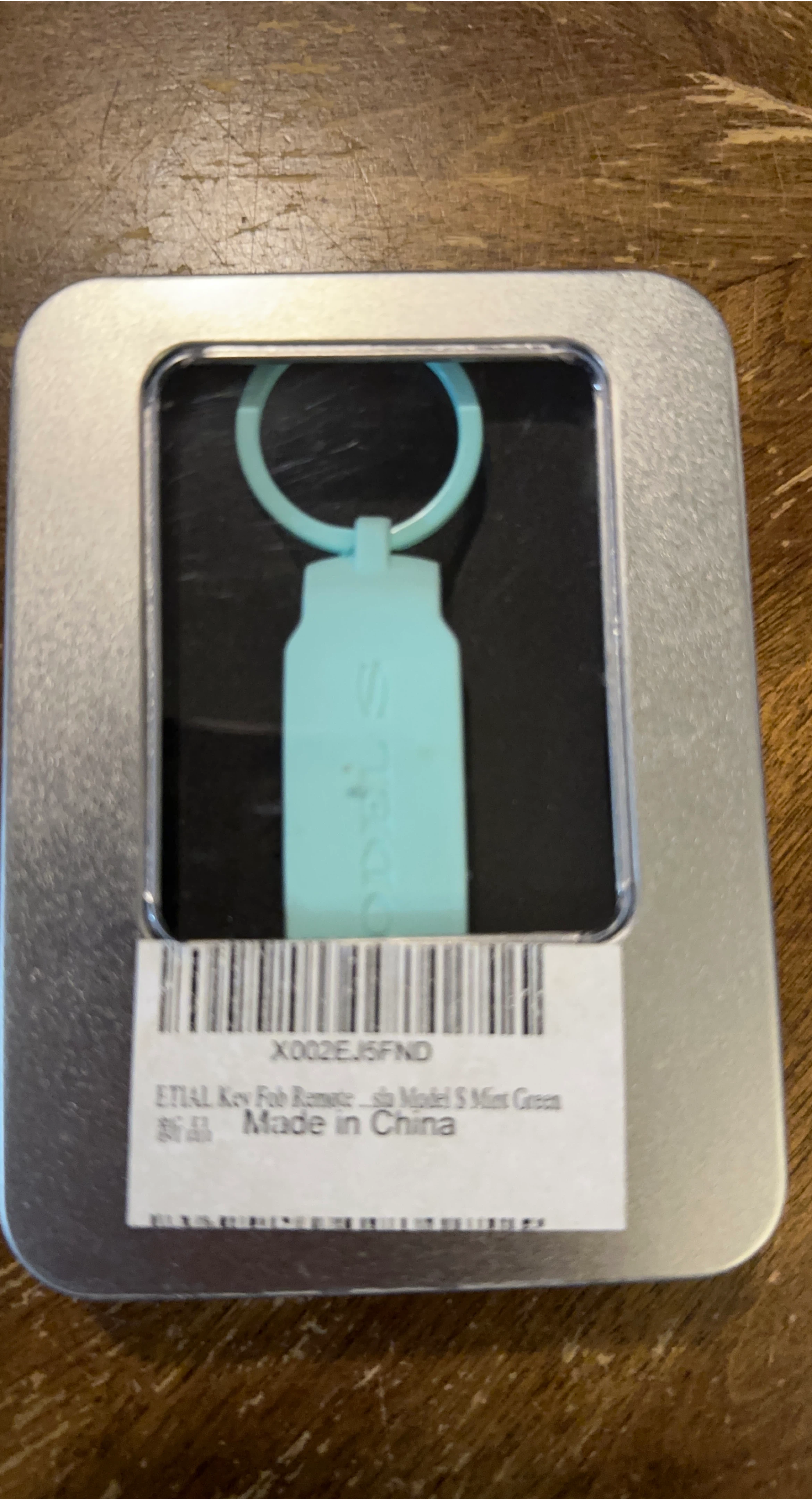 Tesla Model S Mint Green Key Fob Remote