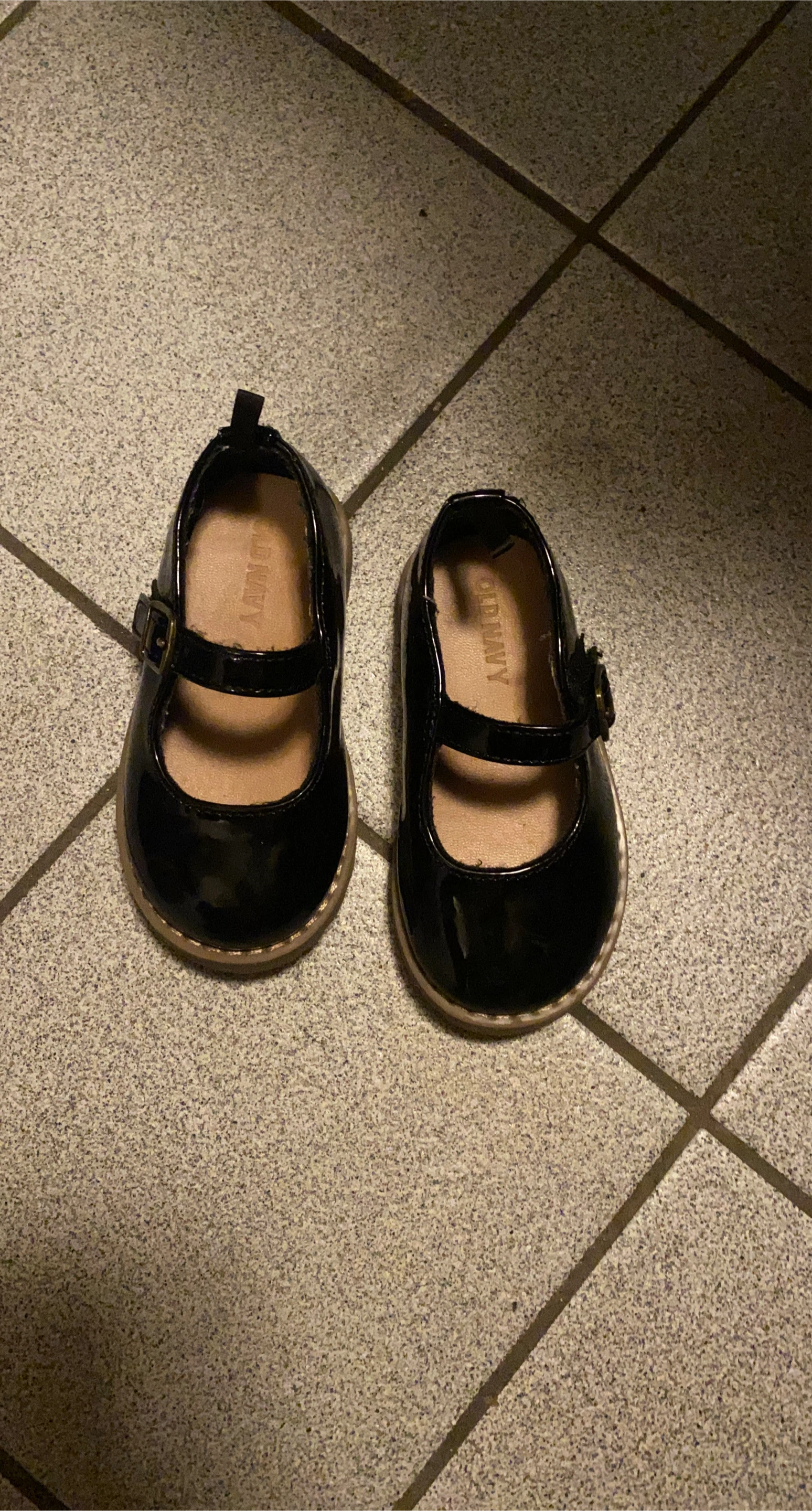 Old Navy Black Patent Mary Janes