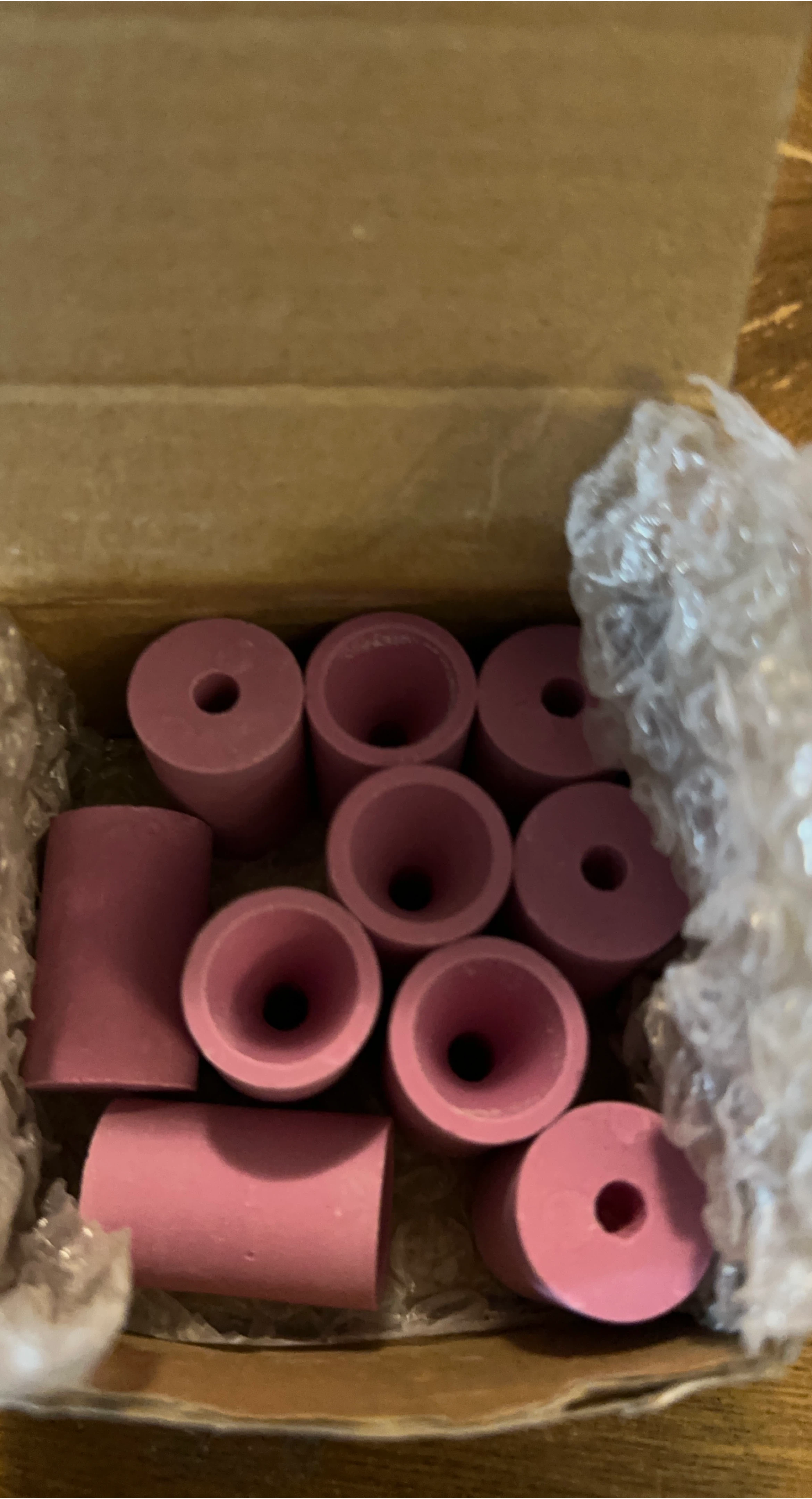 Sand blaster nozzles-Pink Ceramic Nozzles - New in Box image indicator(1)