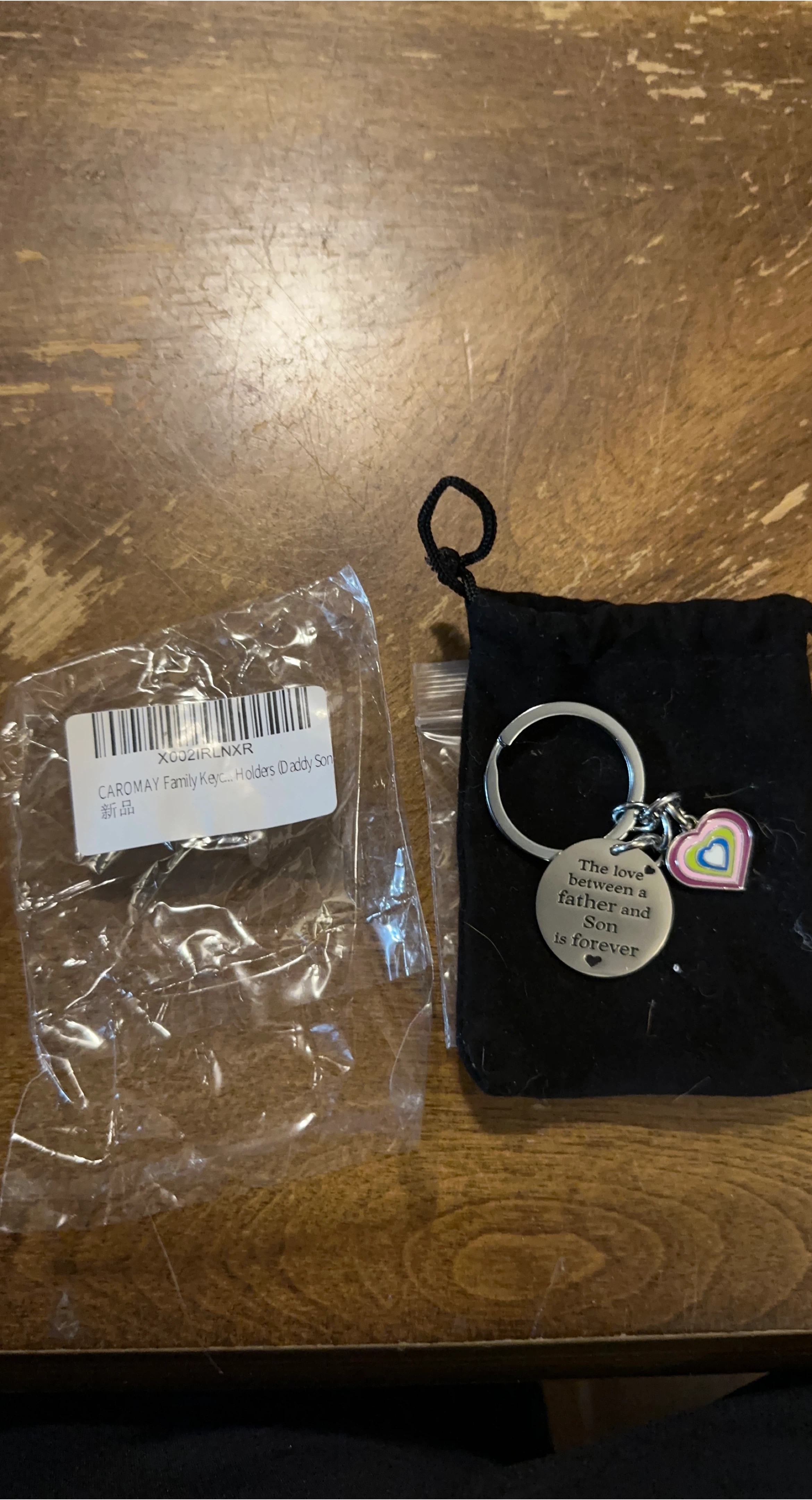 CAROMAY Family Keychain - Daddy Son - New