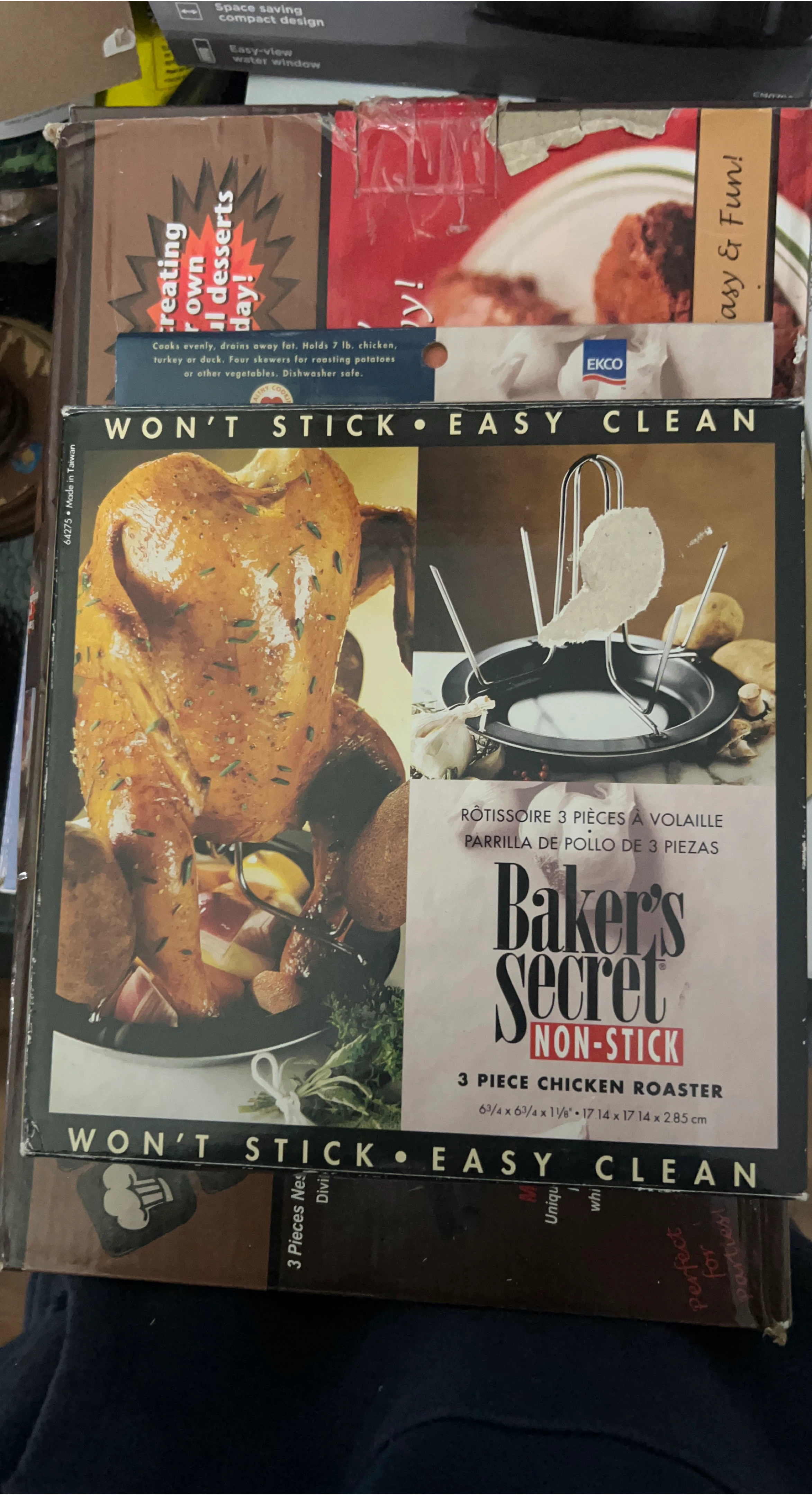 Baker's Secret Non-Stick 3-Piece Chicken Roaster