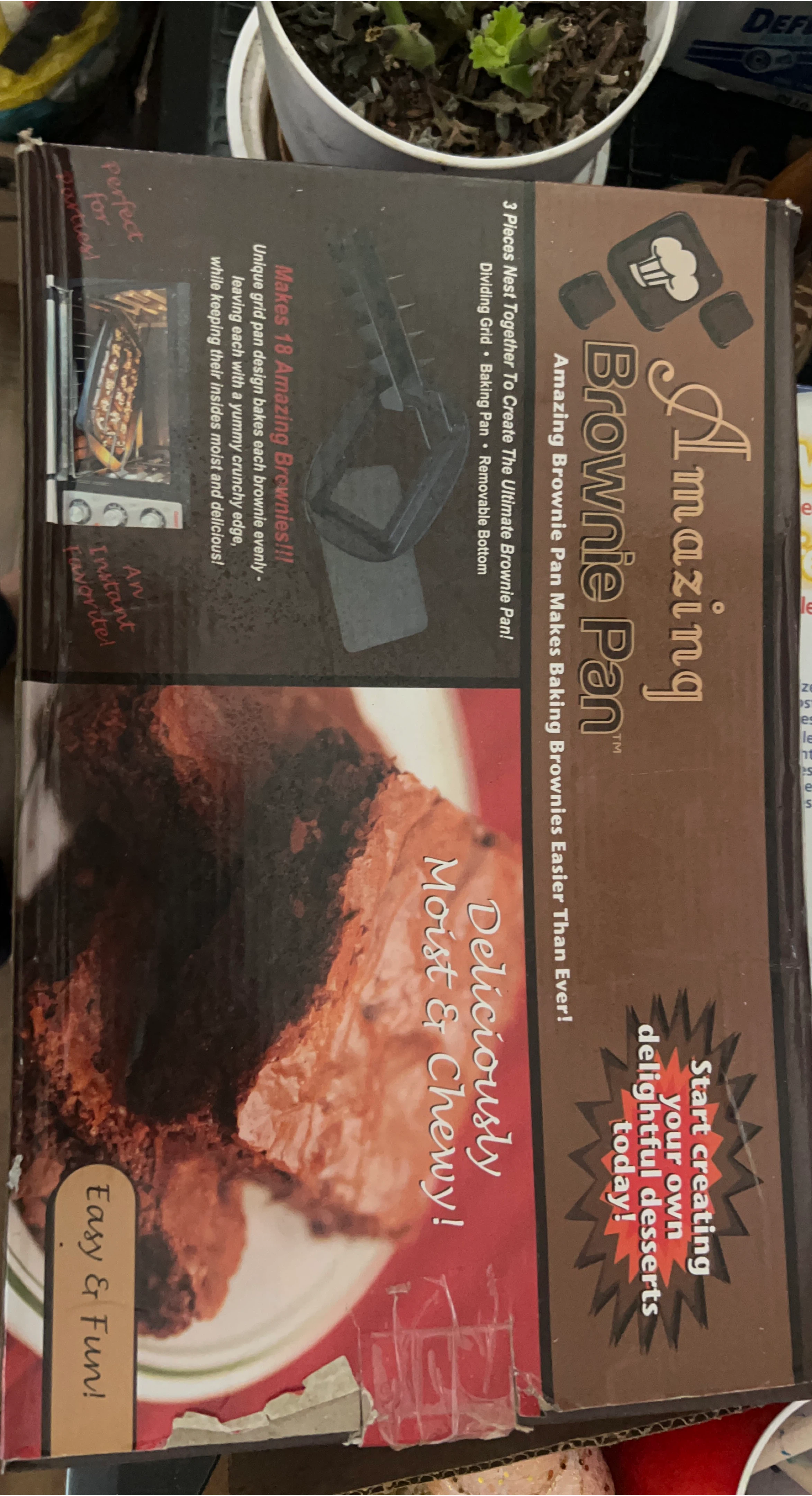 Amazing Brownie Pan - Makes 18 Brownies!