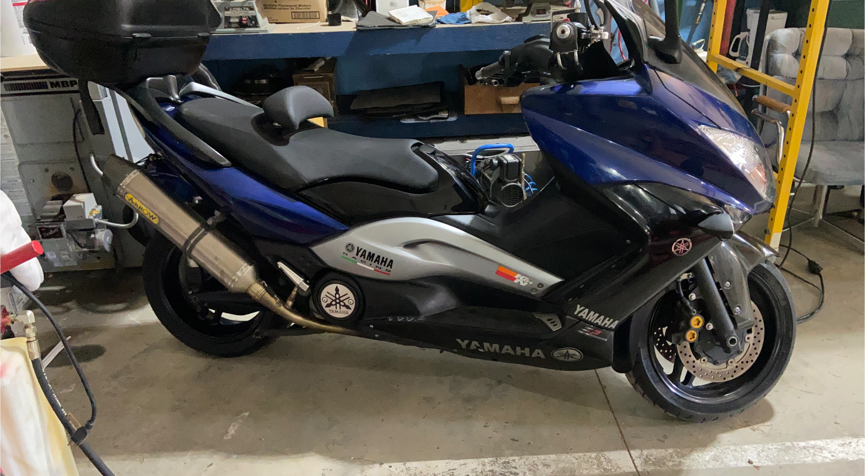 Yamaha TMAX Scooter - Blue & Black