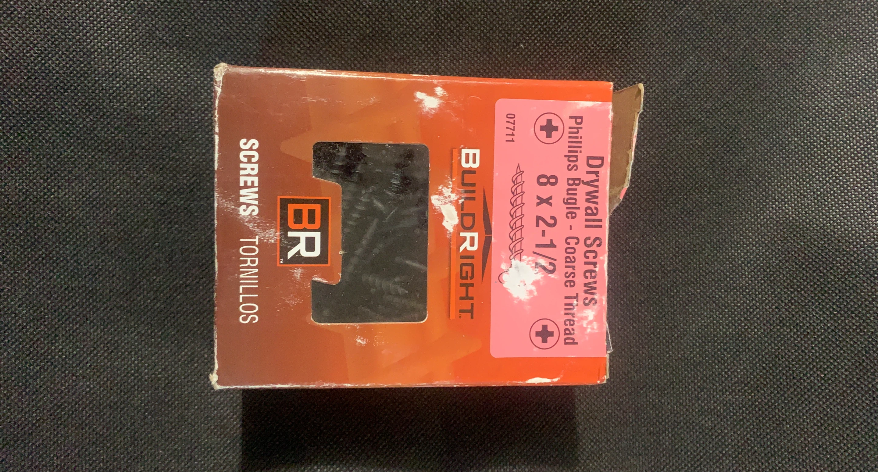 BuildRight Drywall Screws Phillips Bugle 8 x 2-1/2