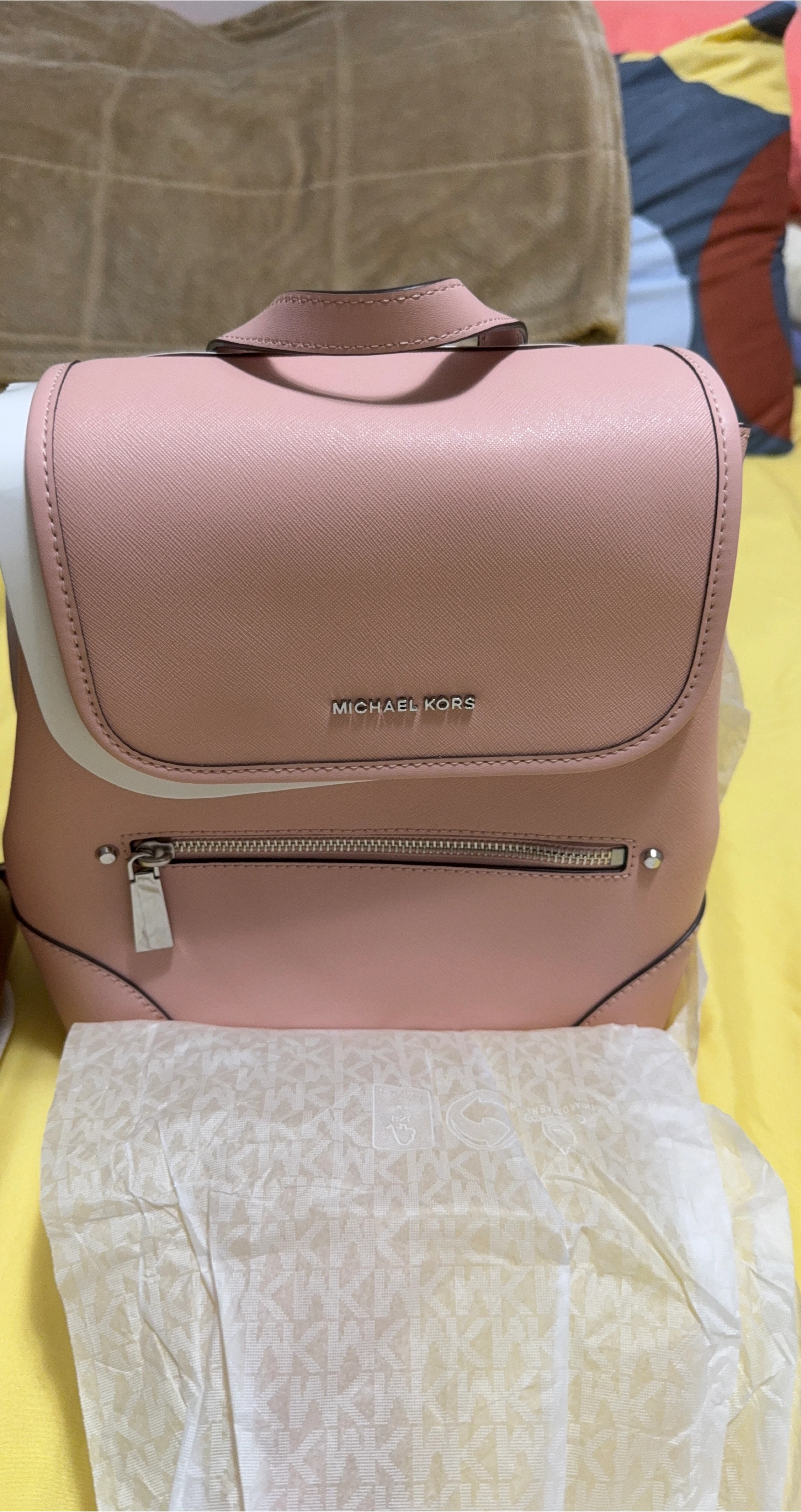 Michael Kors Pink Backpack