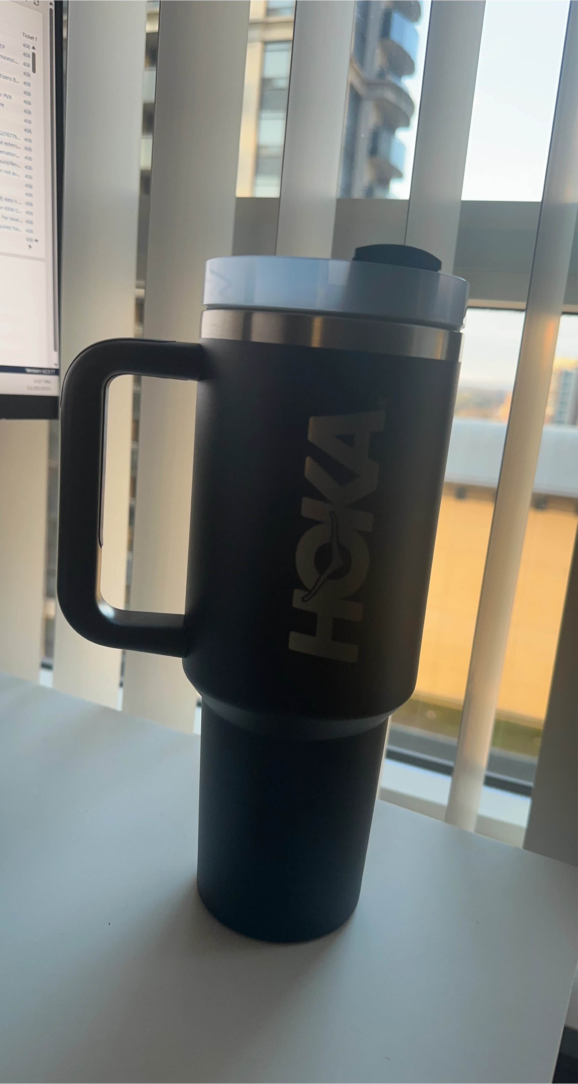 Hoka Black Tumbler
