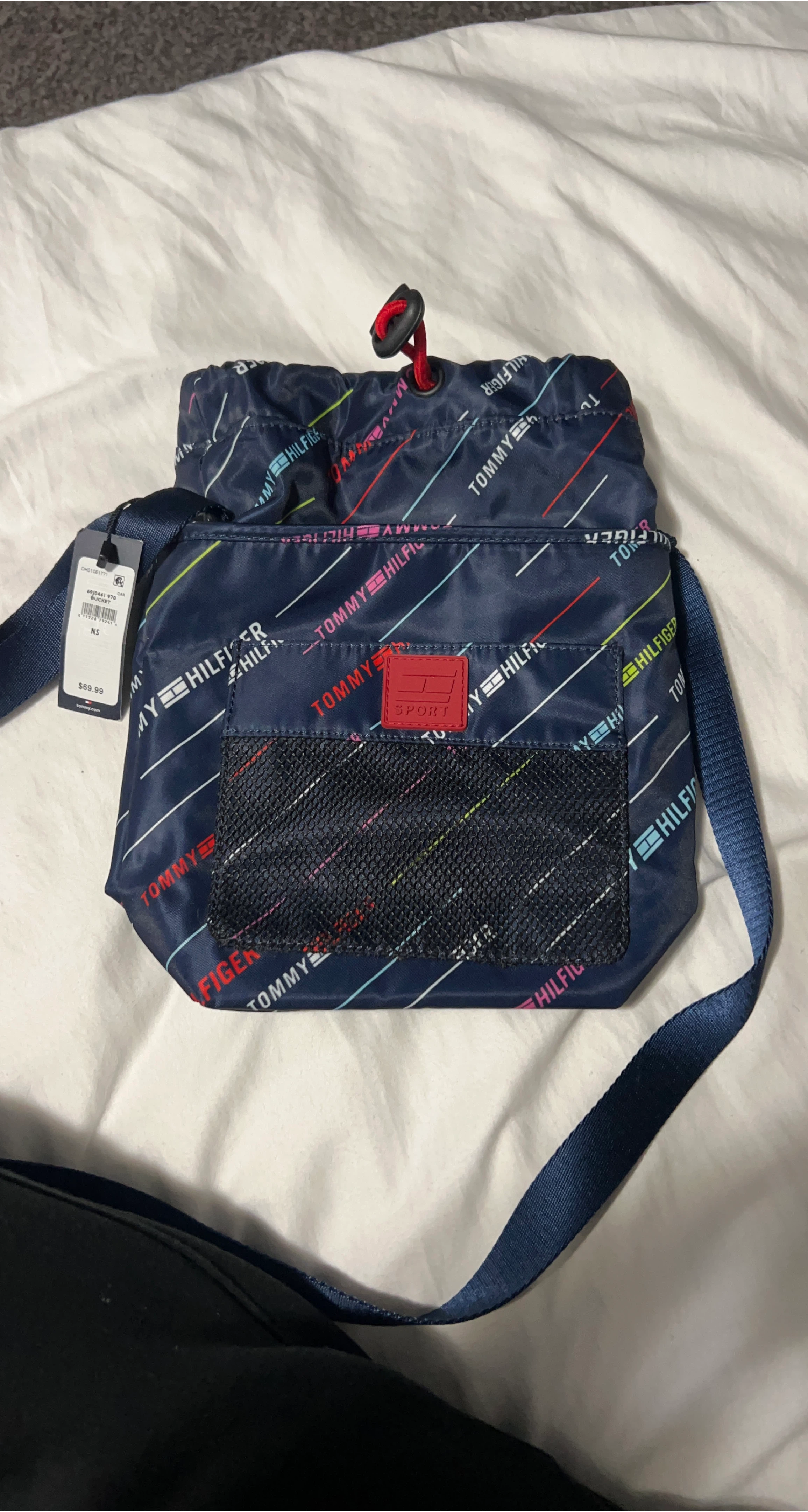 Tommy Hilfiger Sport Bucket Bag - Navy Blue