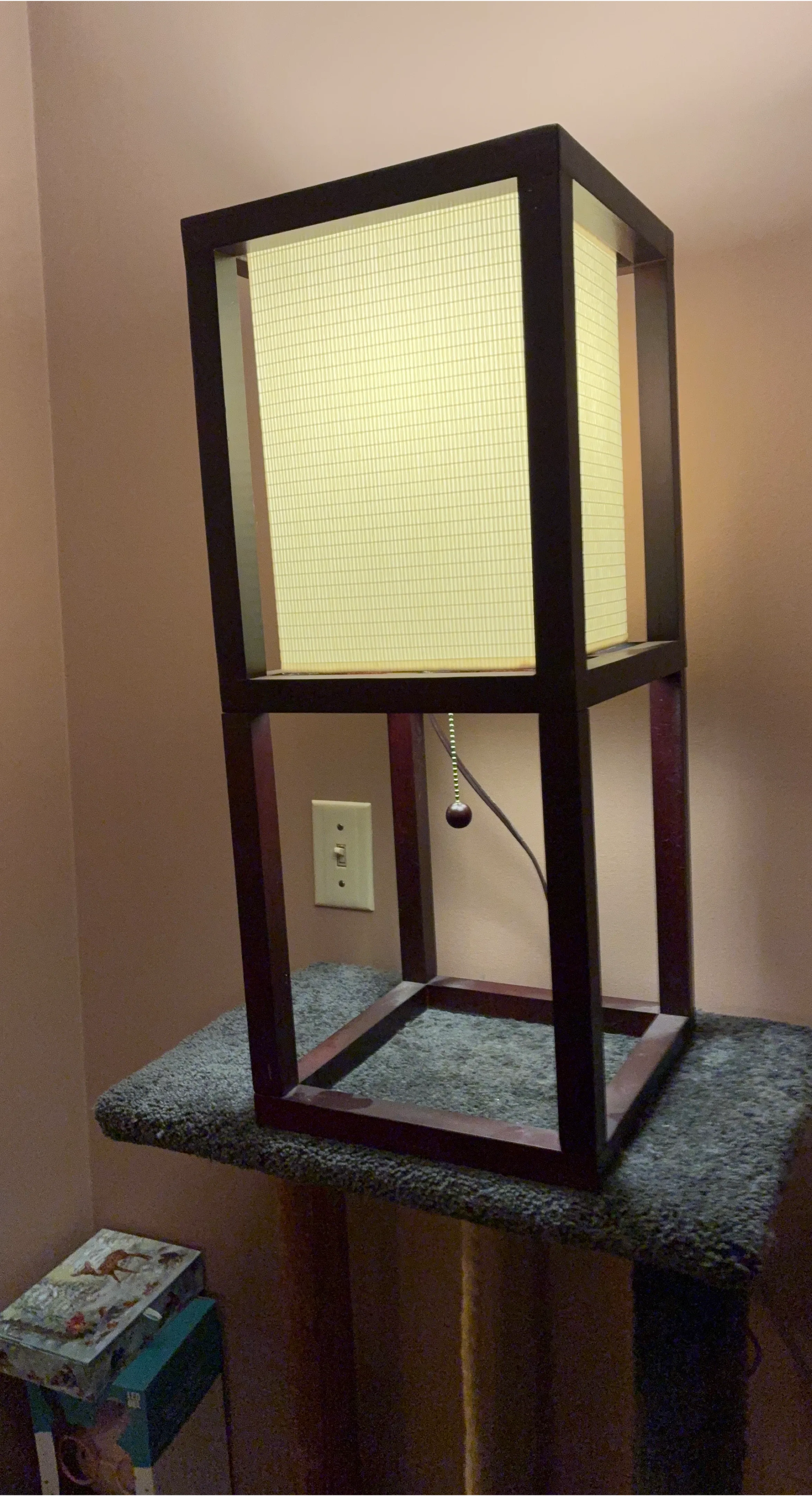 Wood Frame Table Lamp