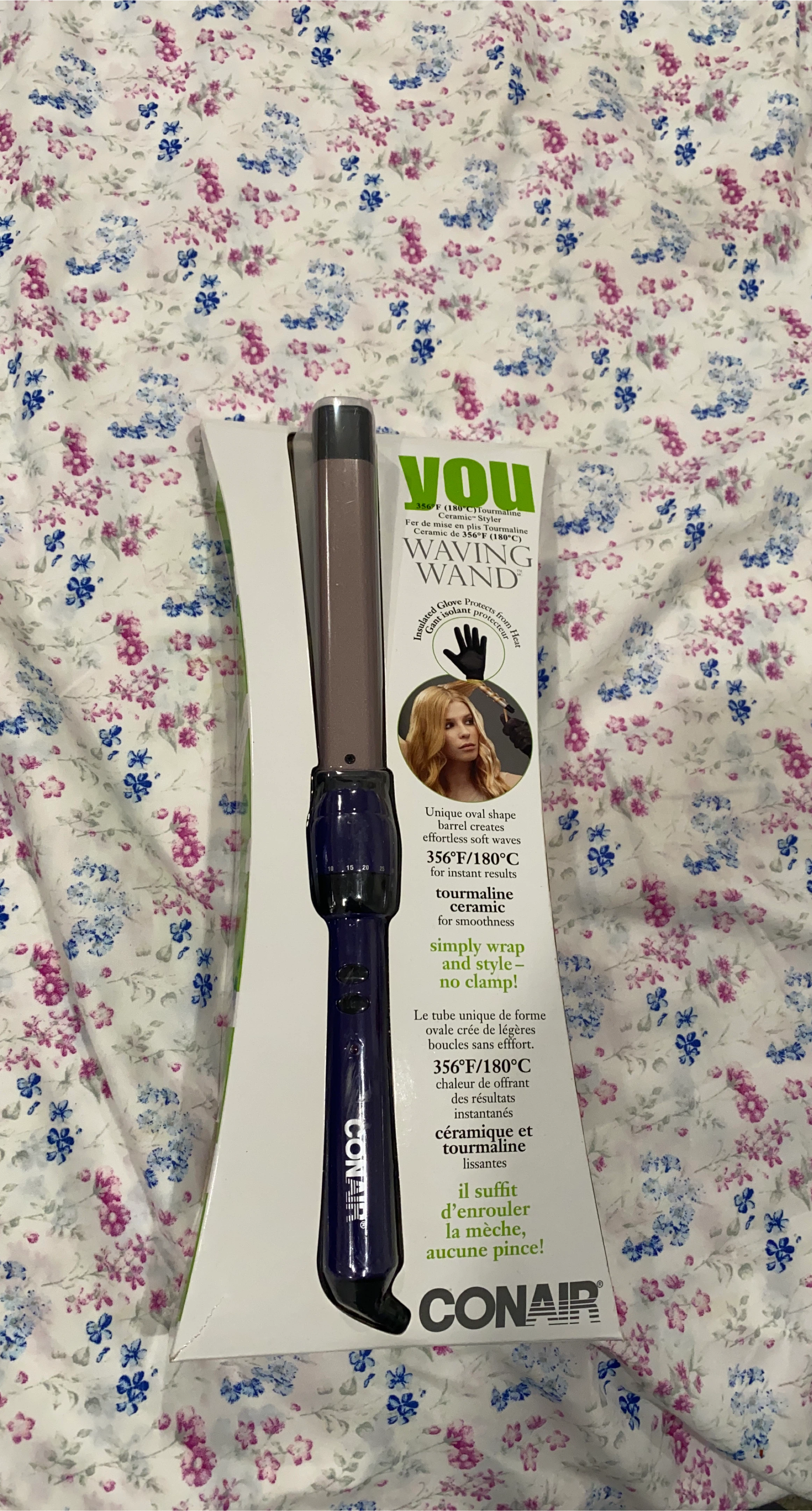 Conair YOU Waving Wand ceramic style - New in Box!