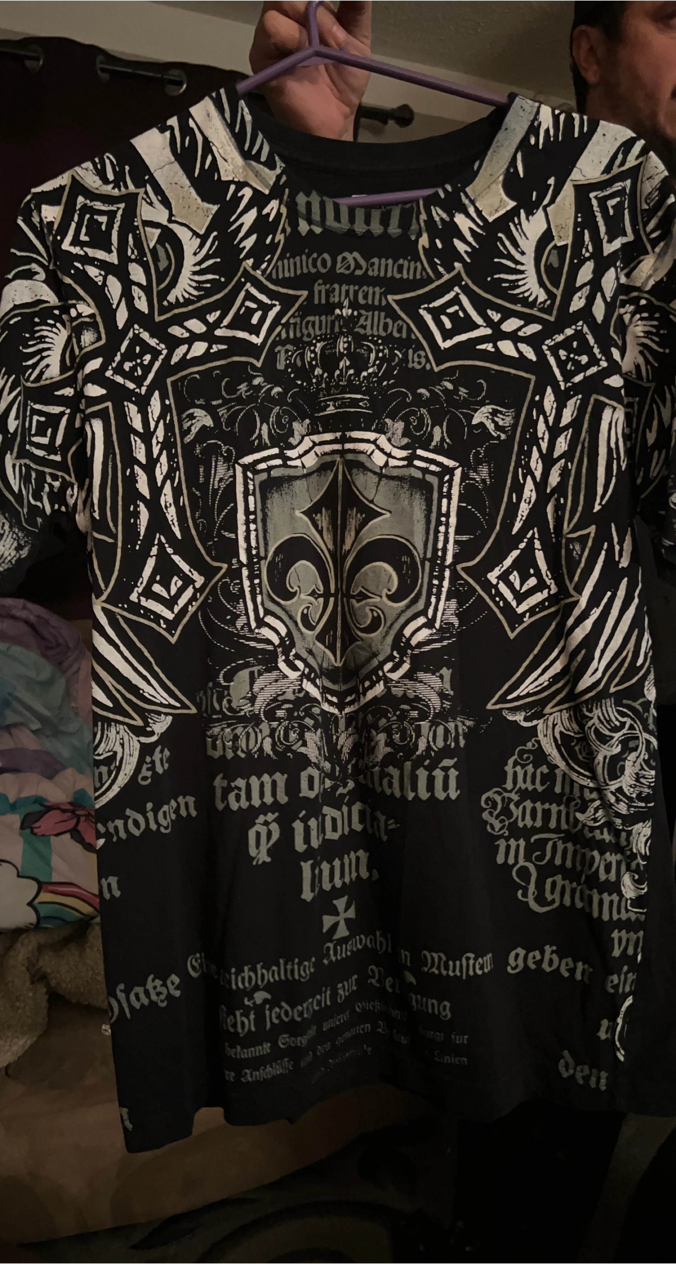 Black Graphic Print T-Shirt