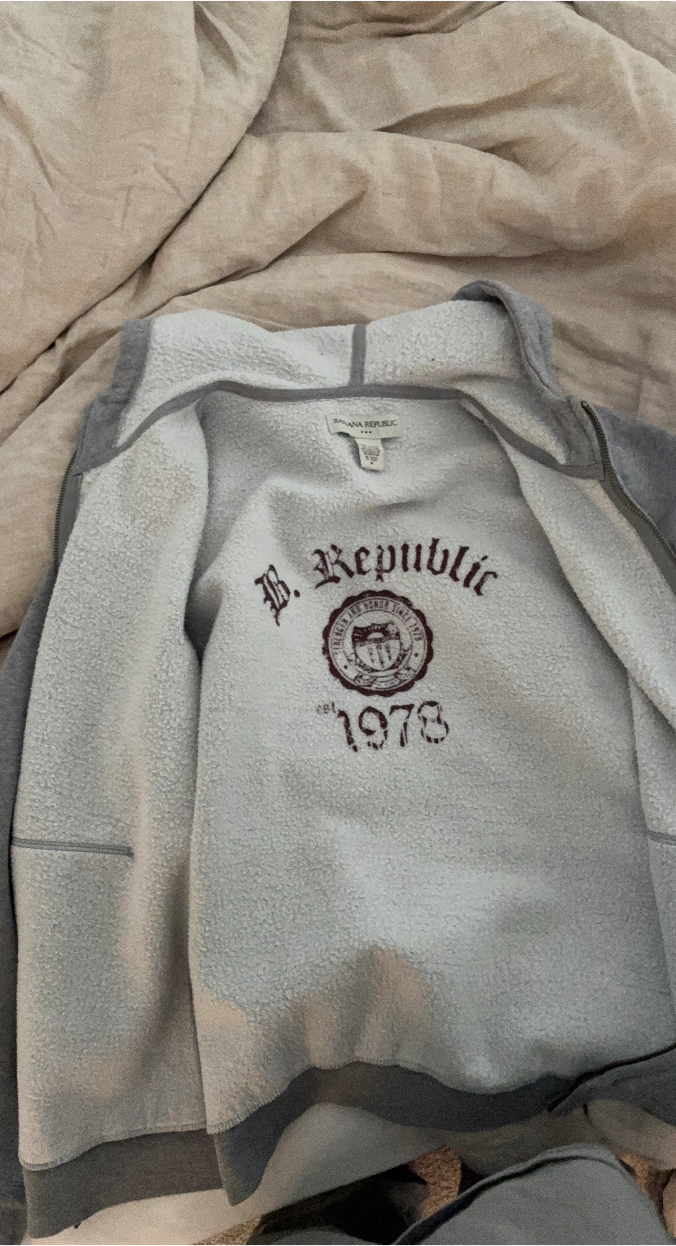 Banana Republic Grey Hoodie