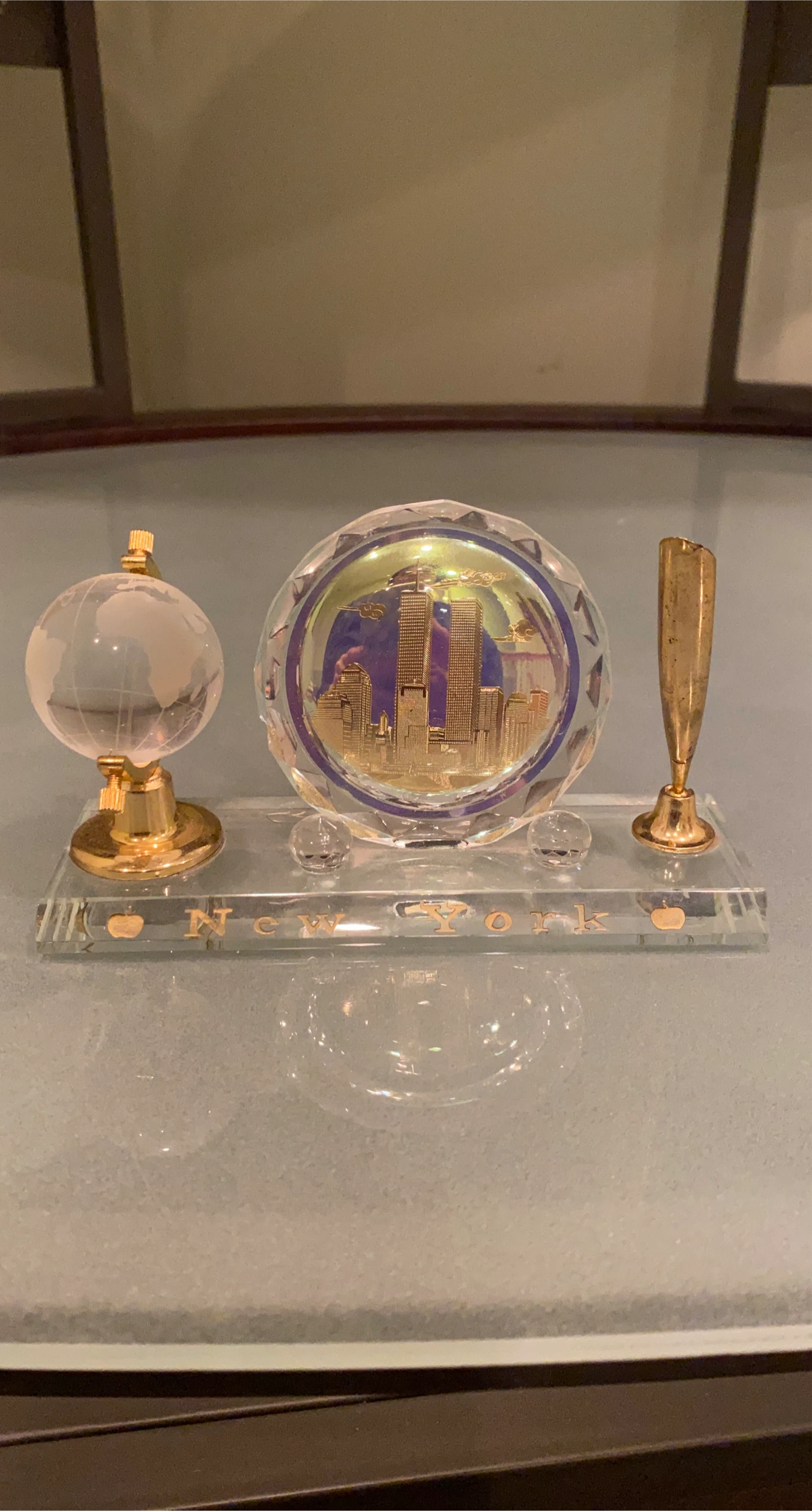 New York City Crystal Desk Set