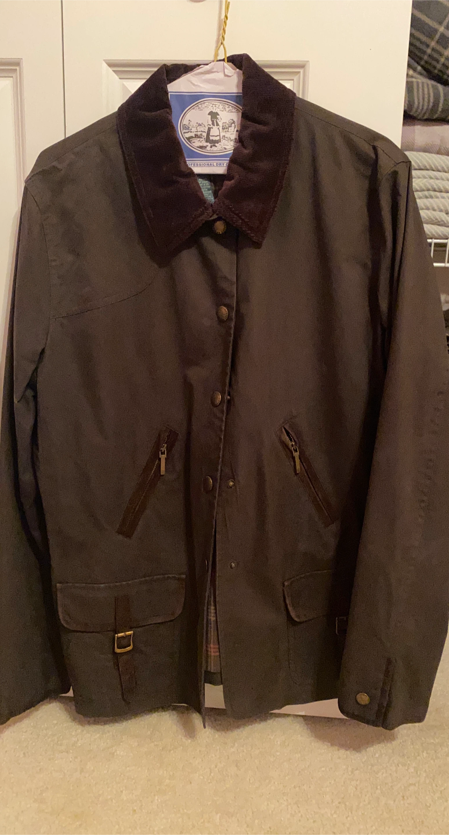 Ralph Lauren Barbour Olive Waxed Jacket