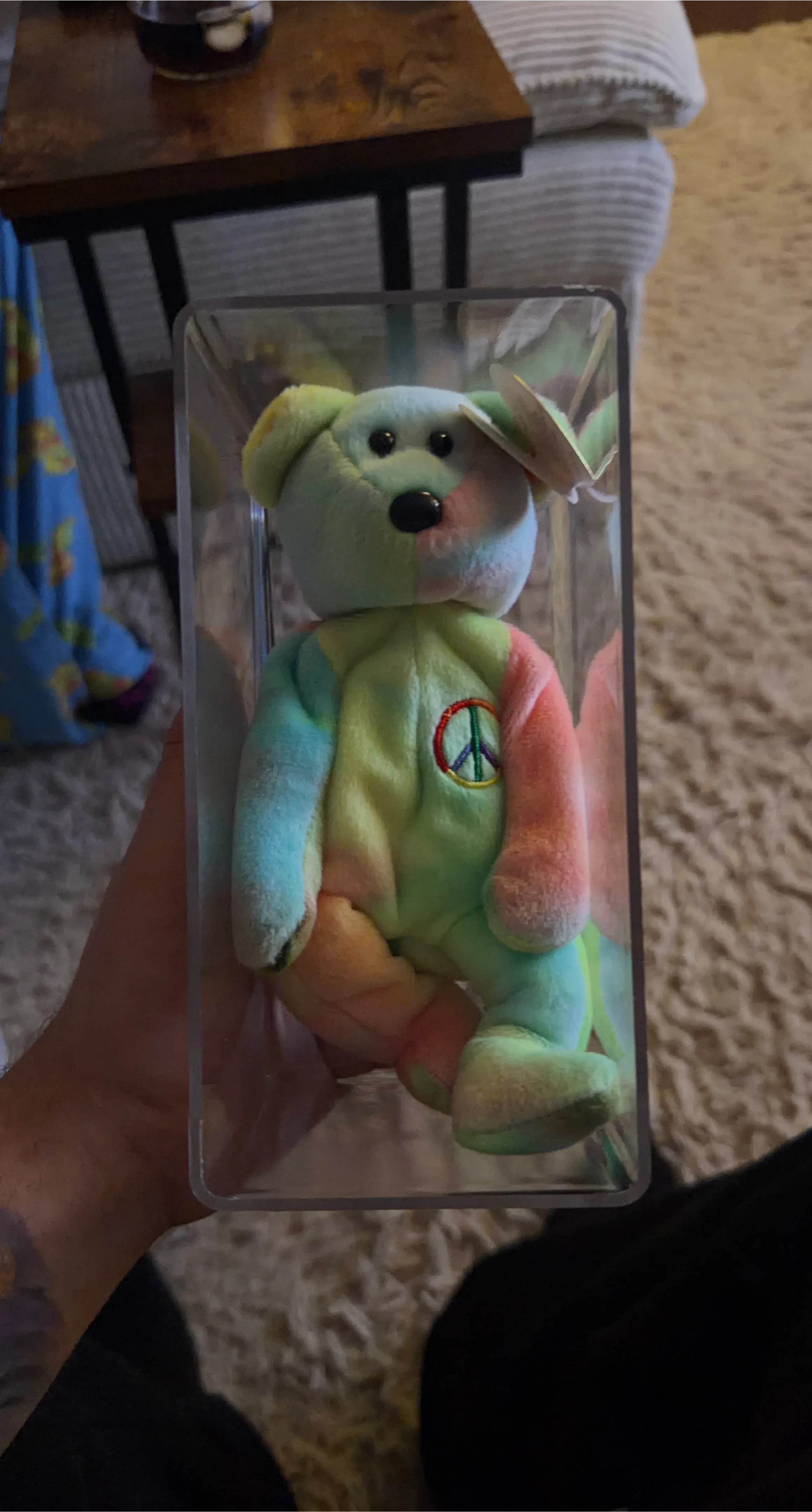 Ty Beanie Baby Peace Bear
