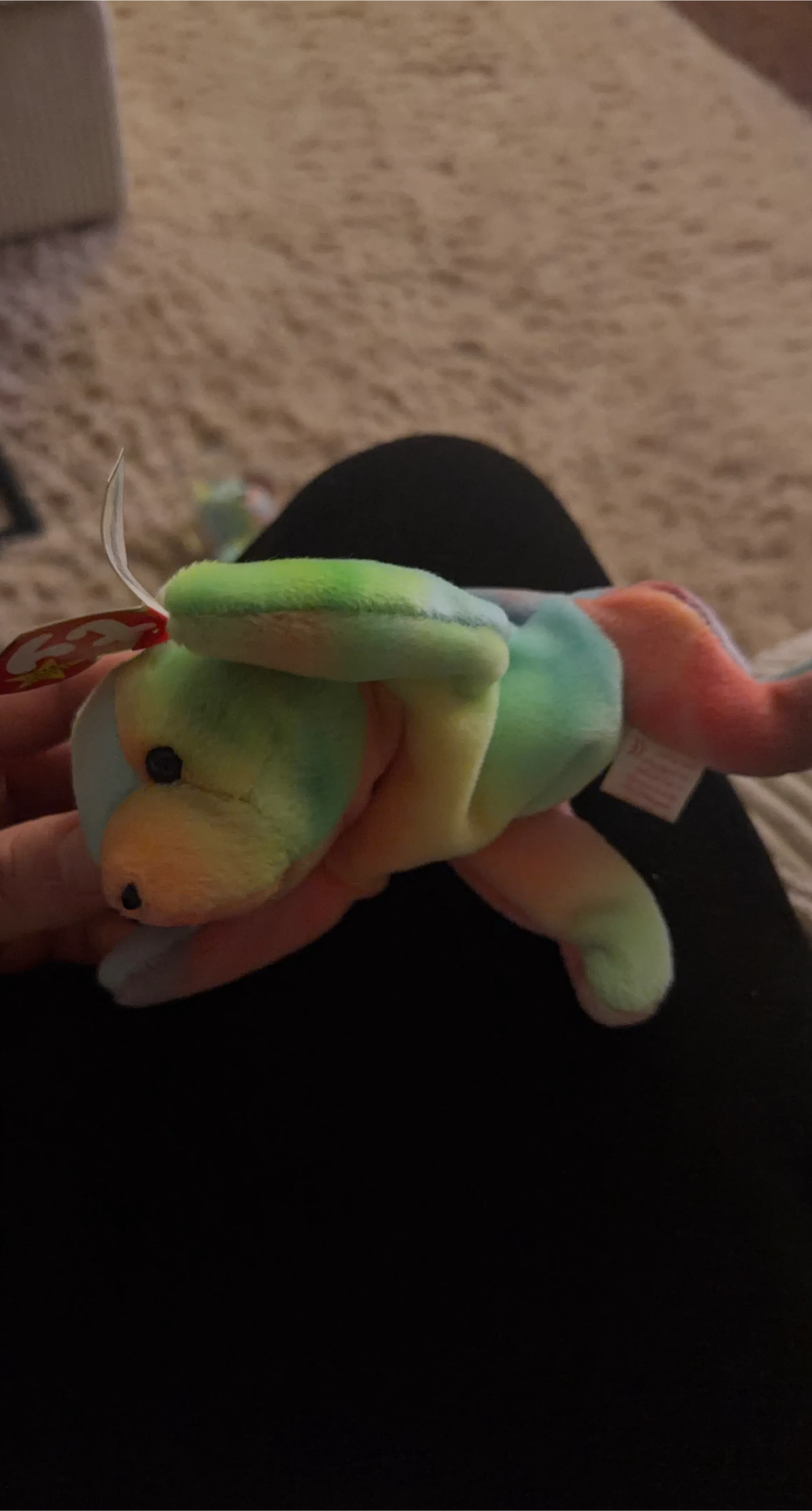 Ty Beanie Baby Chameleon Iggy