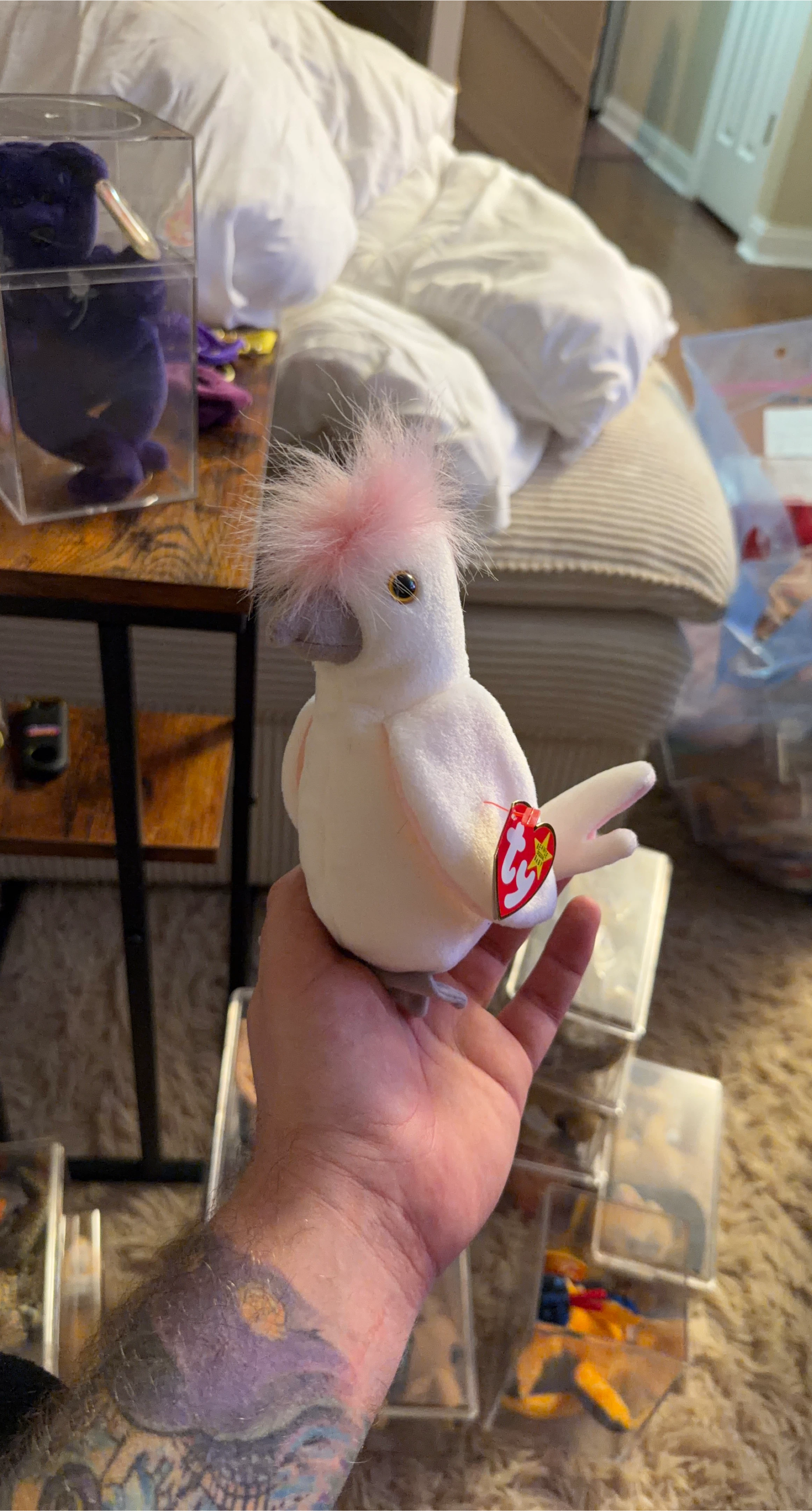 Beanie Baby Cockatoo Plush Toy